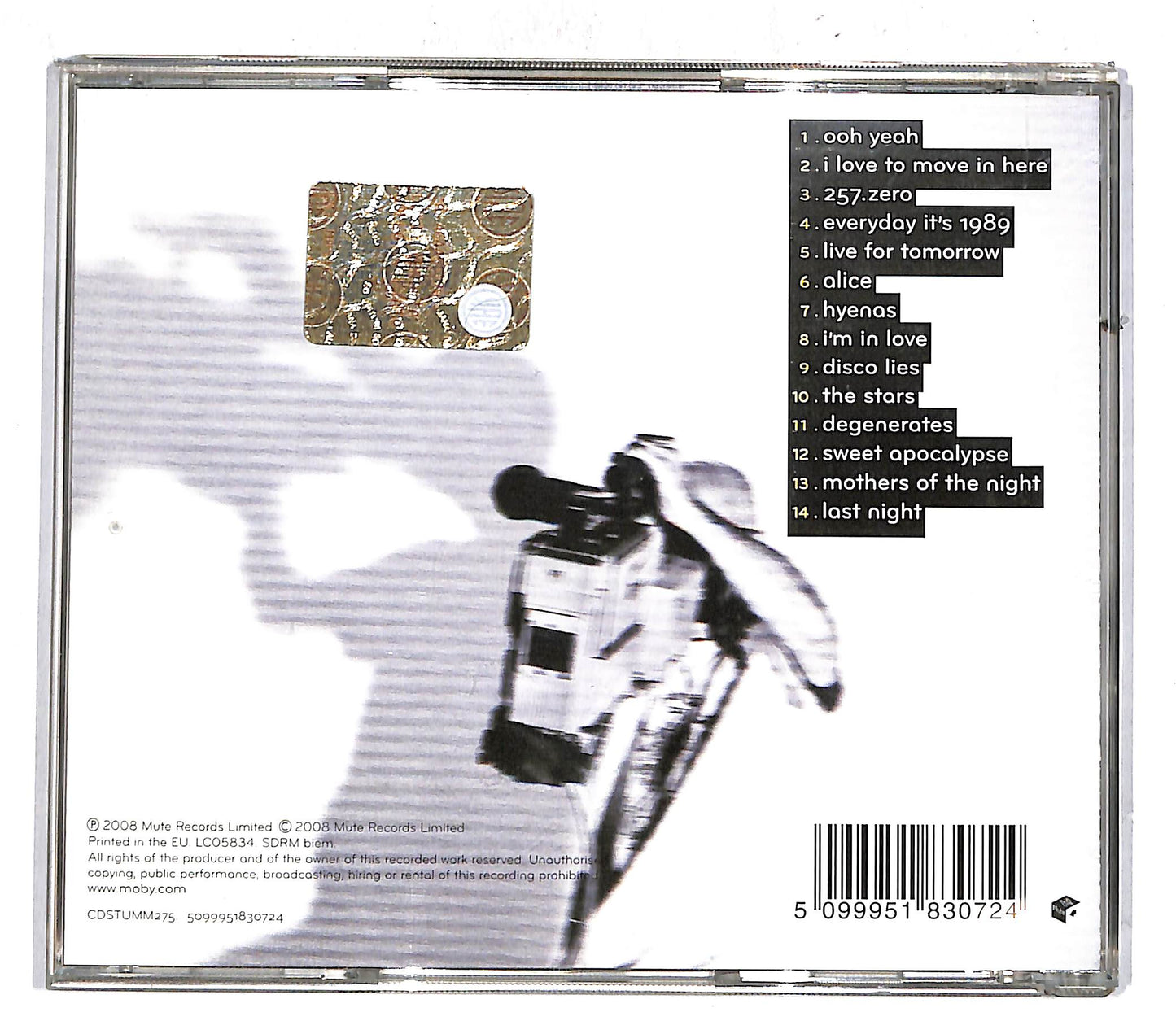 EBOND Moby - Last Night CD CD104318