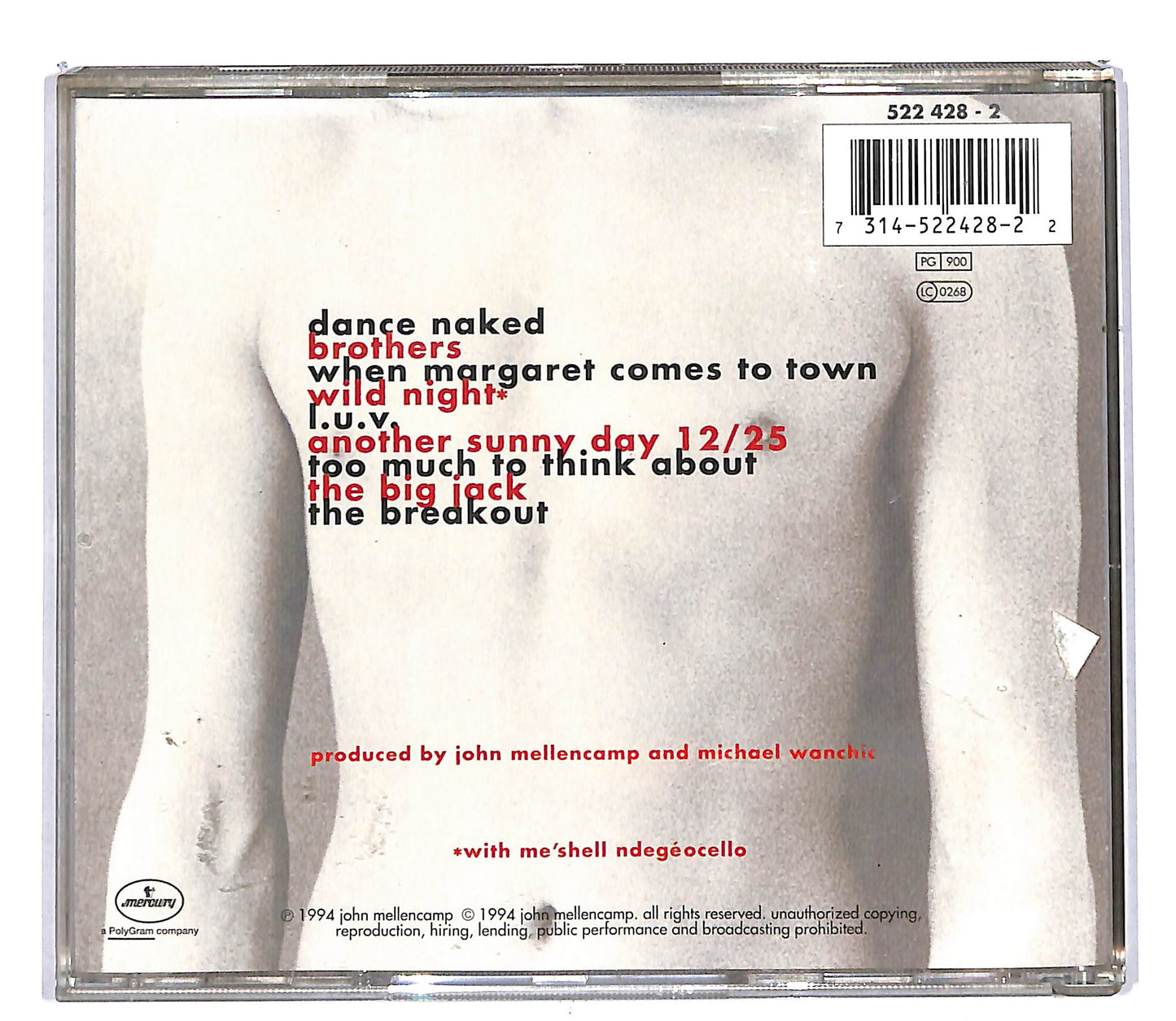 EBOND John Mellencamp - Dance Naked CD CD104343