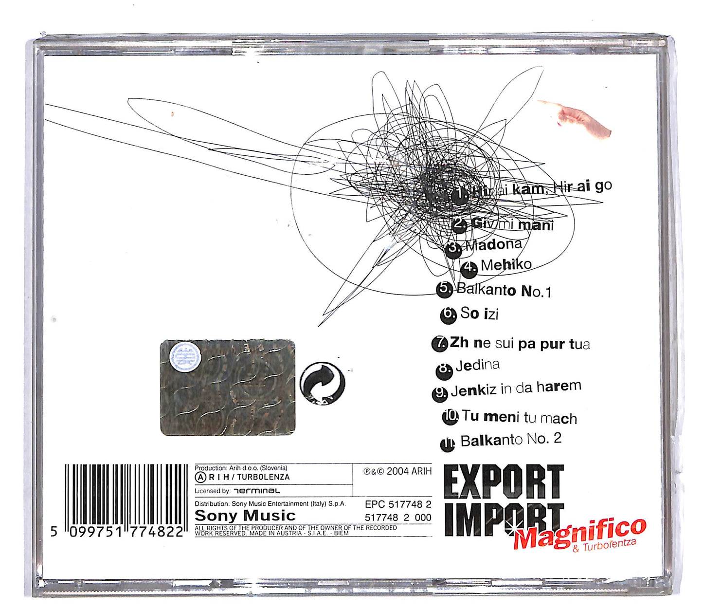 EBOND Magnifico & Turbolentza - Export Import CD CD104401
