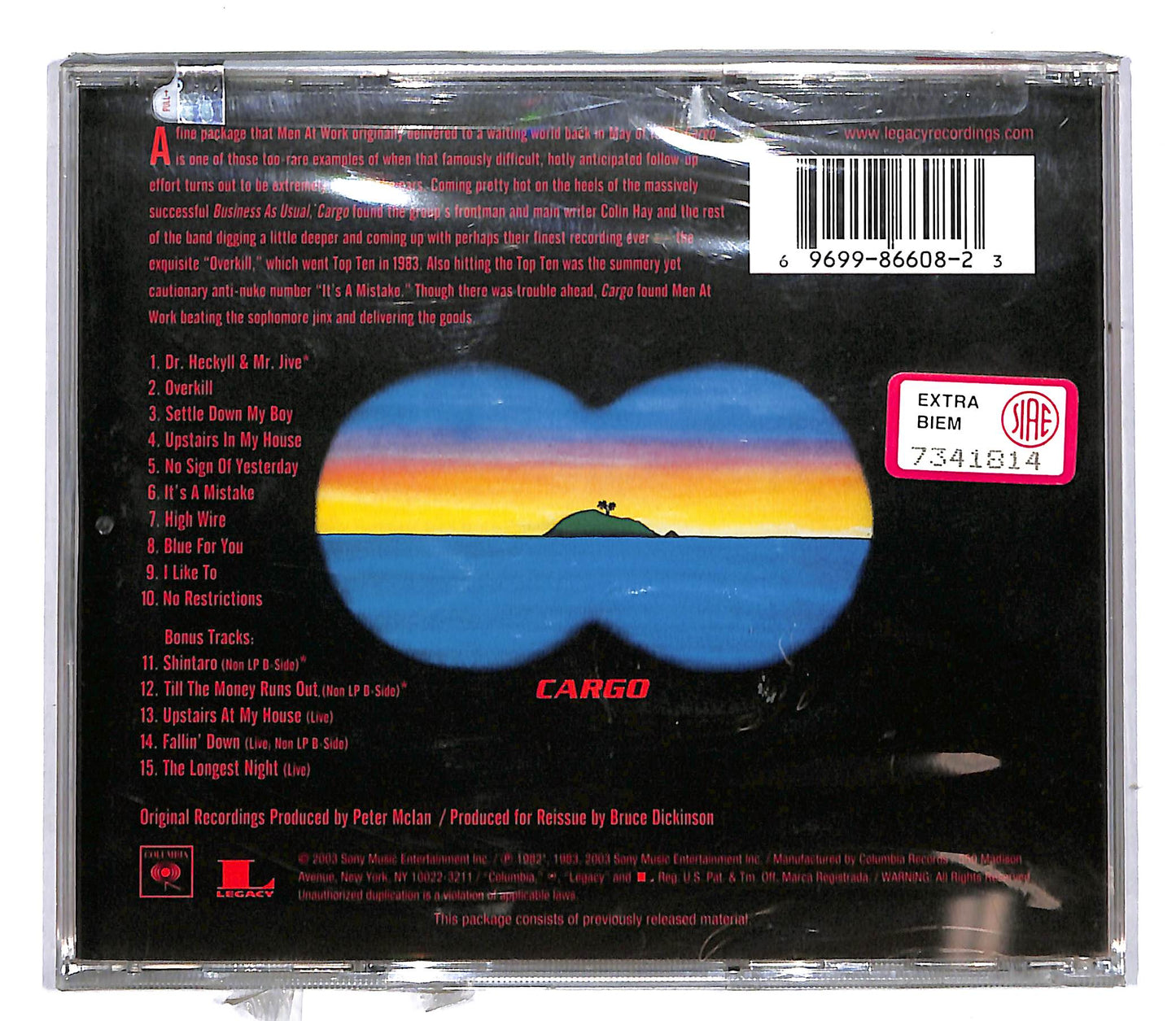 EBOND Men At Work - Cargo CD CD104403