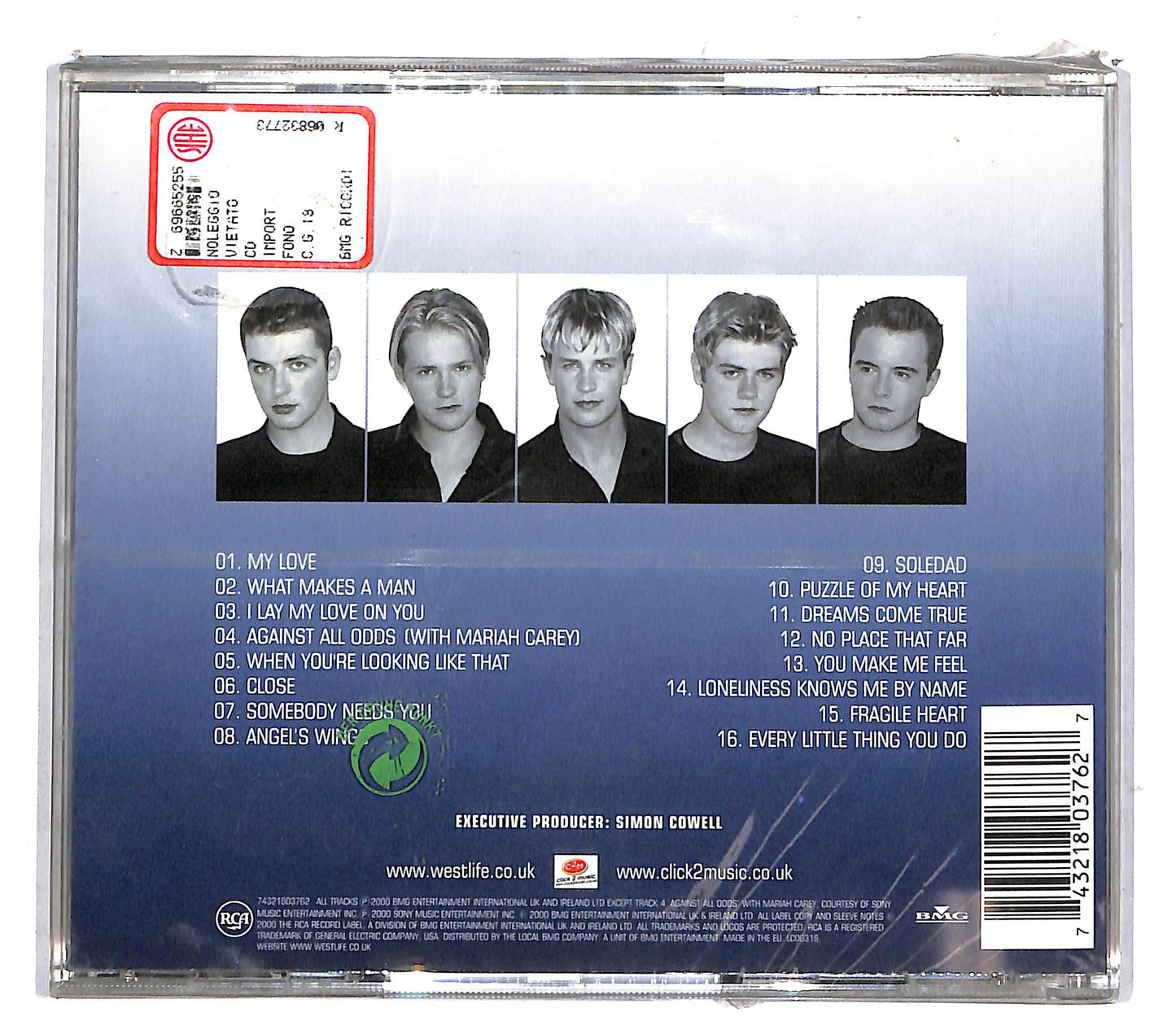 EBOND Westlife - Coast To Coast CD CD104503