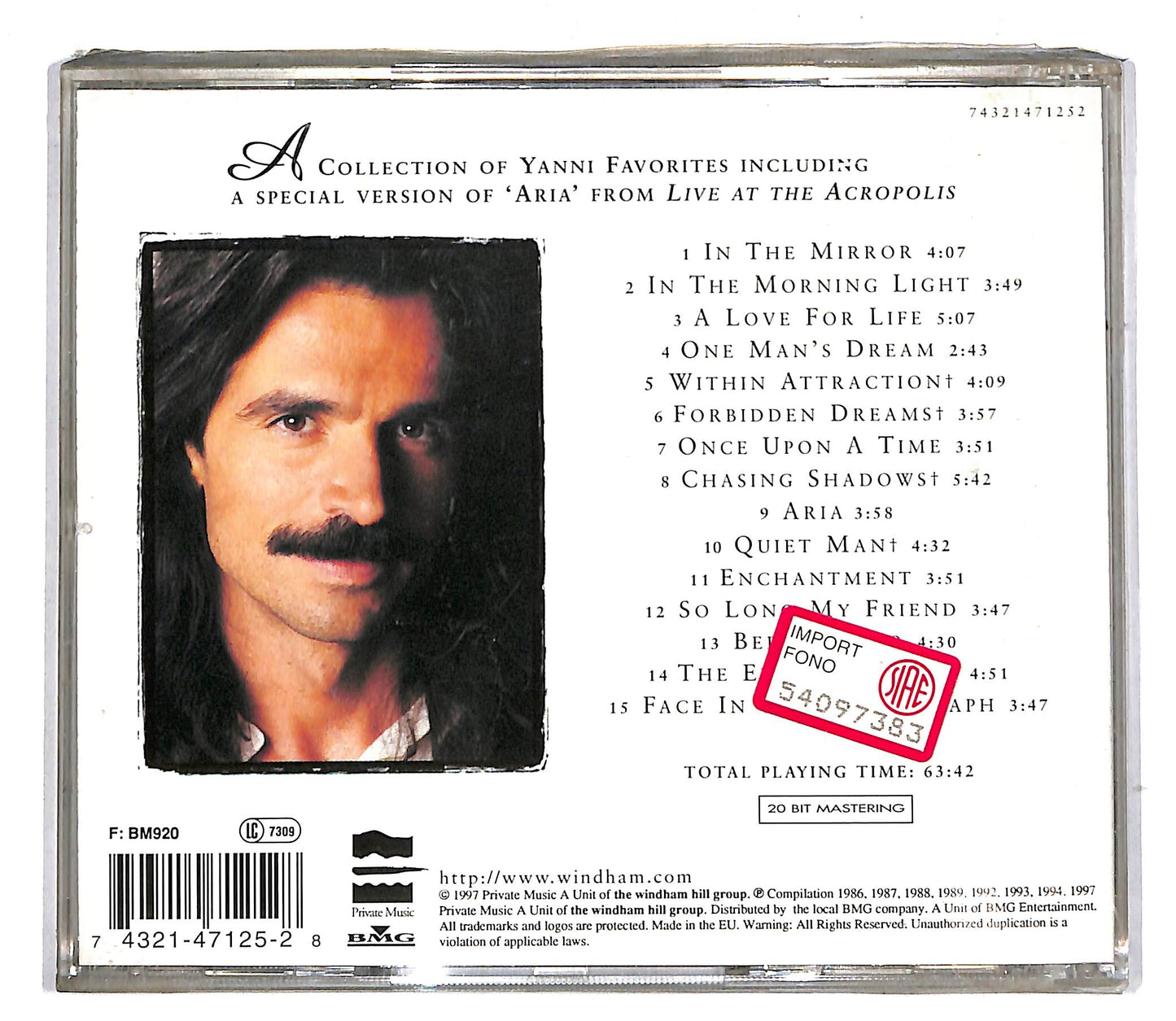 EBOND Yanni - In The Mirror CD CD104519