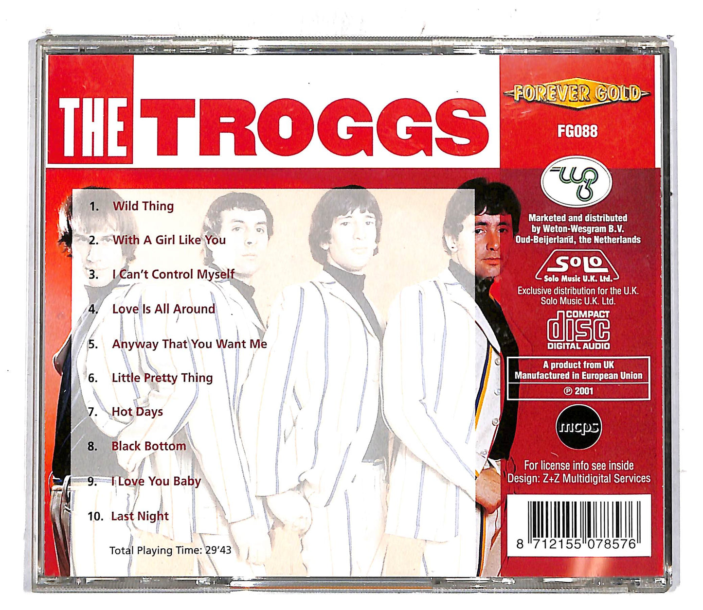 EBOND The Troggs - Forever Gold CD CD104557