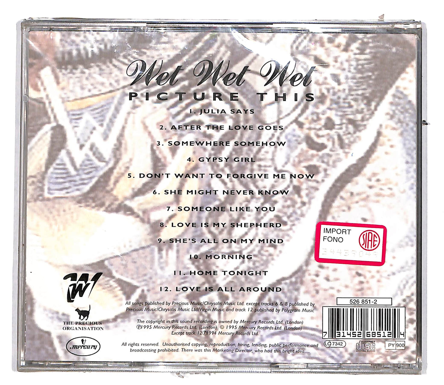 EBOND Wet Wet Wet - Picture This CD CD104605