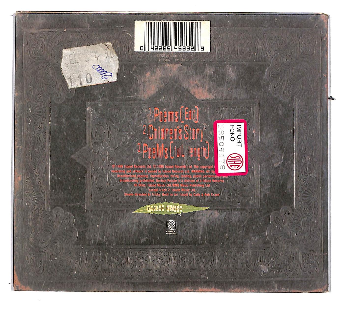 EBOND Nearly God - Poems CD CD104616
