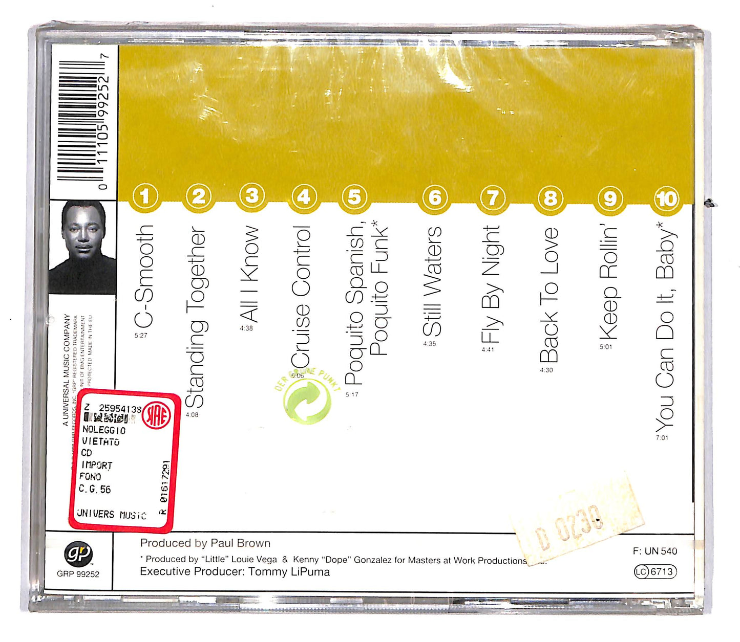 EBOND George Benson - Standing Together CD CD104732