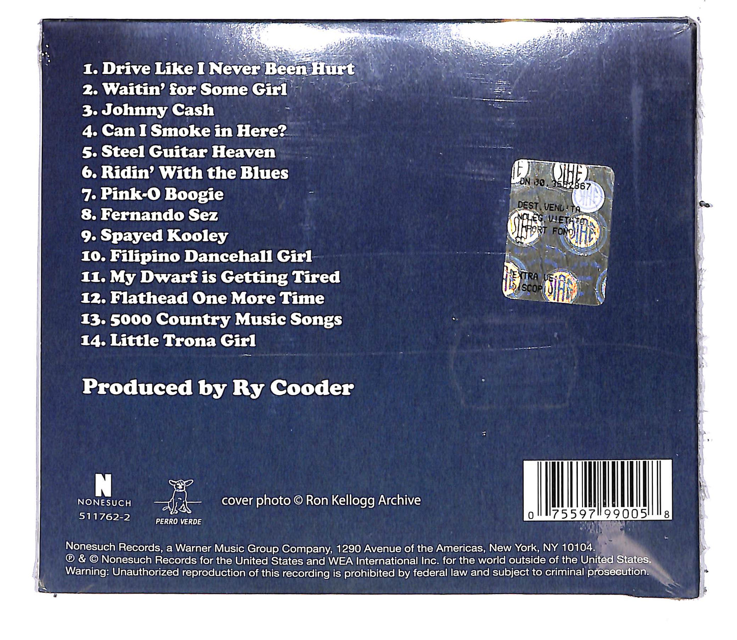 EBOND I Flathead - Ry Cooder DIGIPACK CD CD104816