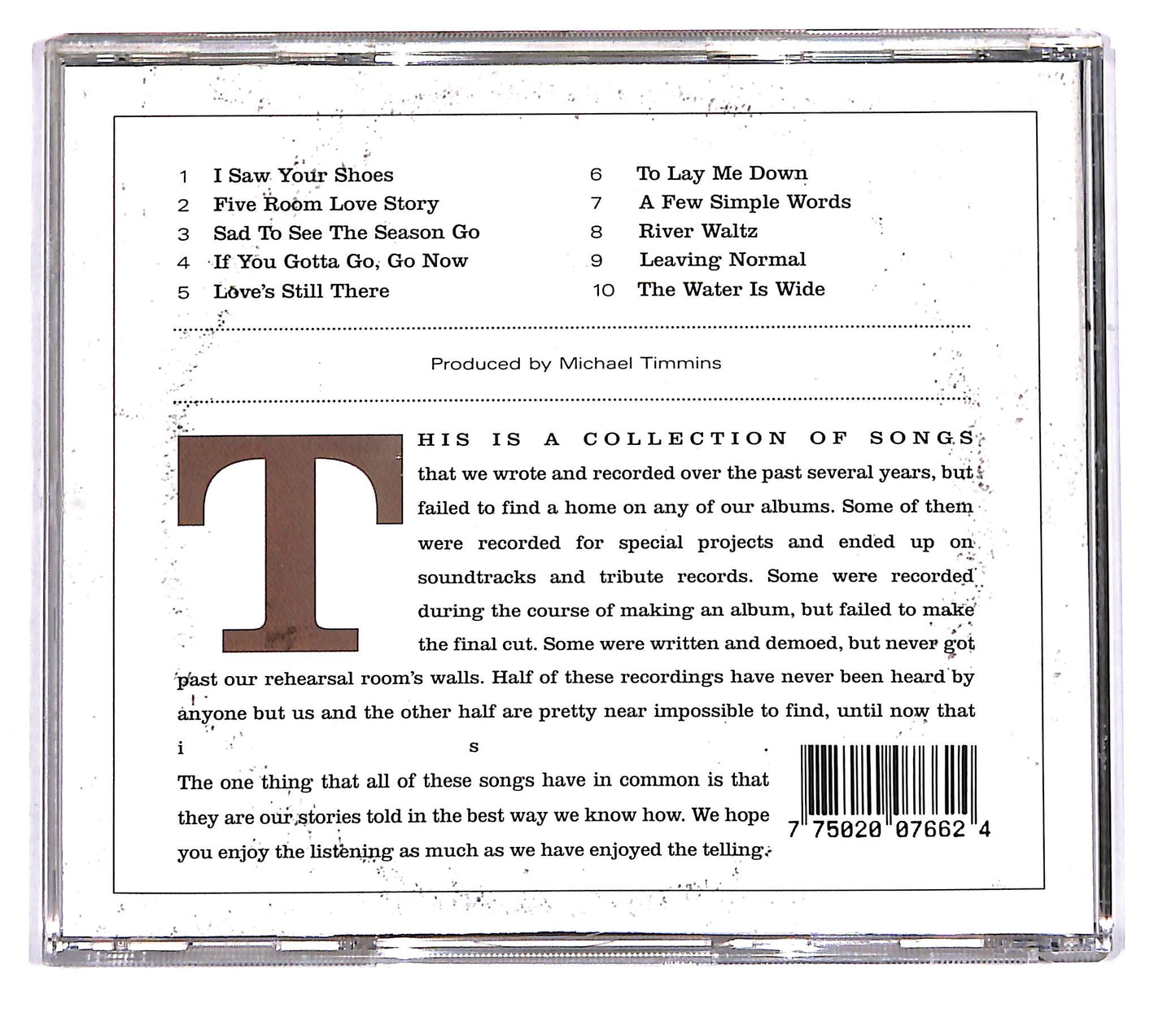 EBOND Cowboy Junkies - Rarities, B-Sides And Slow, Sad Waltzes CD CD104859