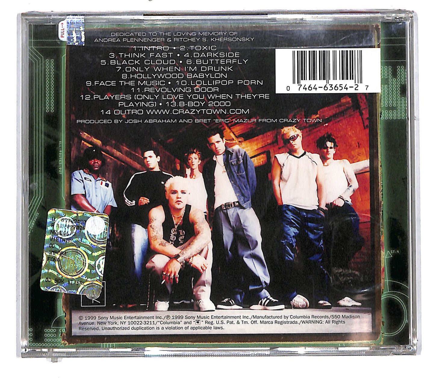 EBOND Crazy Town - The Gift Of Game CD CD104940