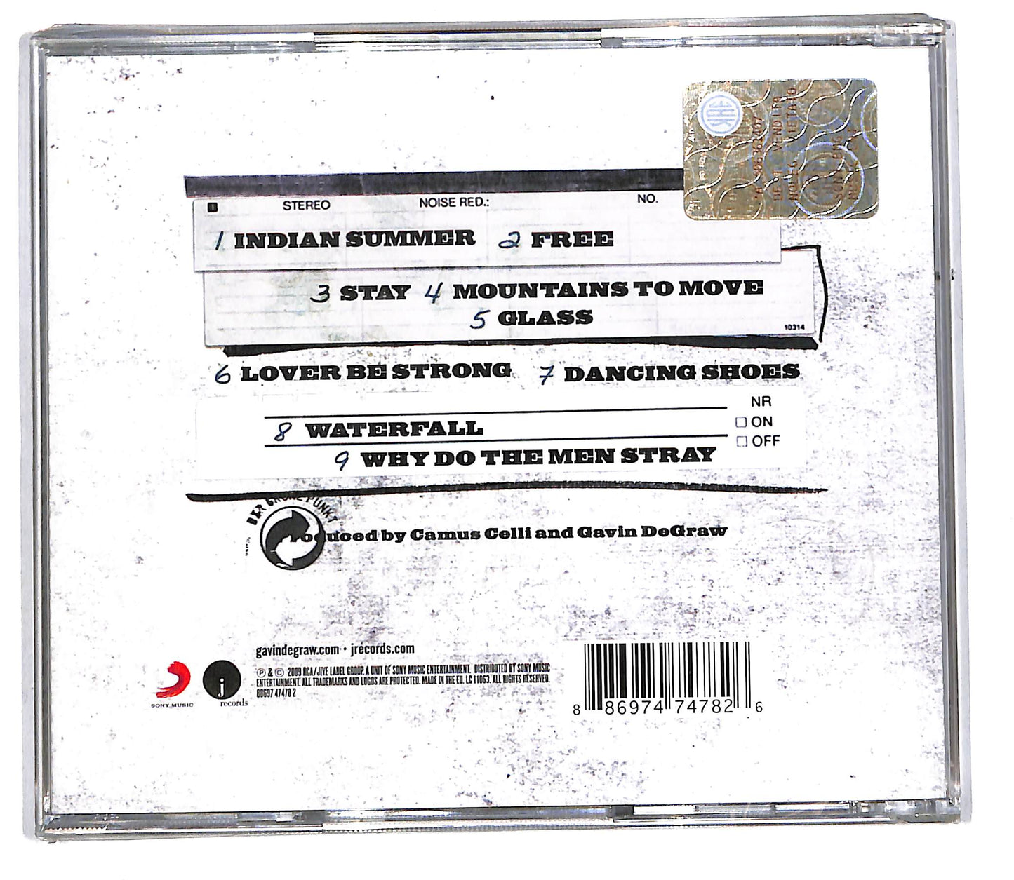 EBOND Gavin DeGraw - Free CD CD104943