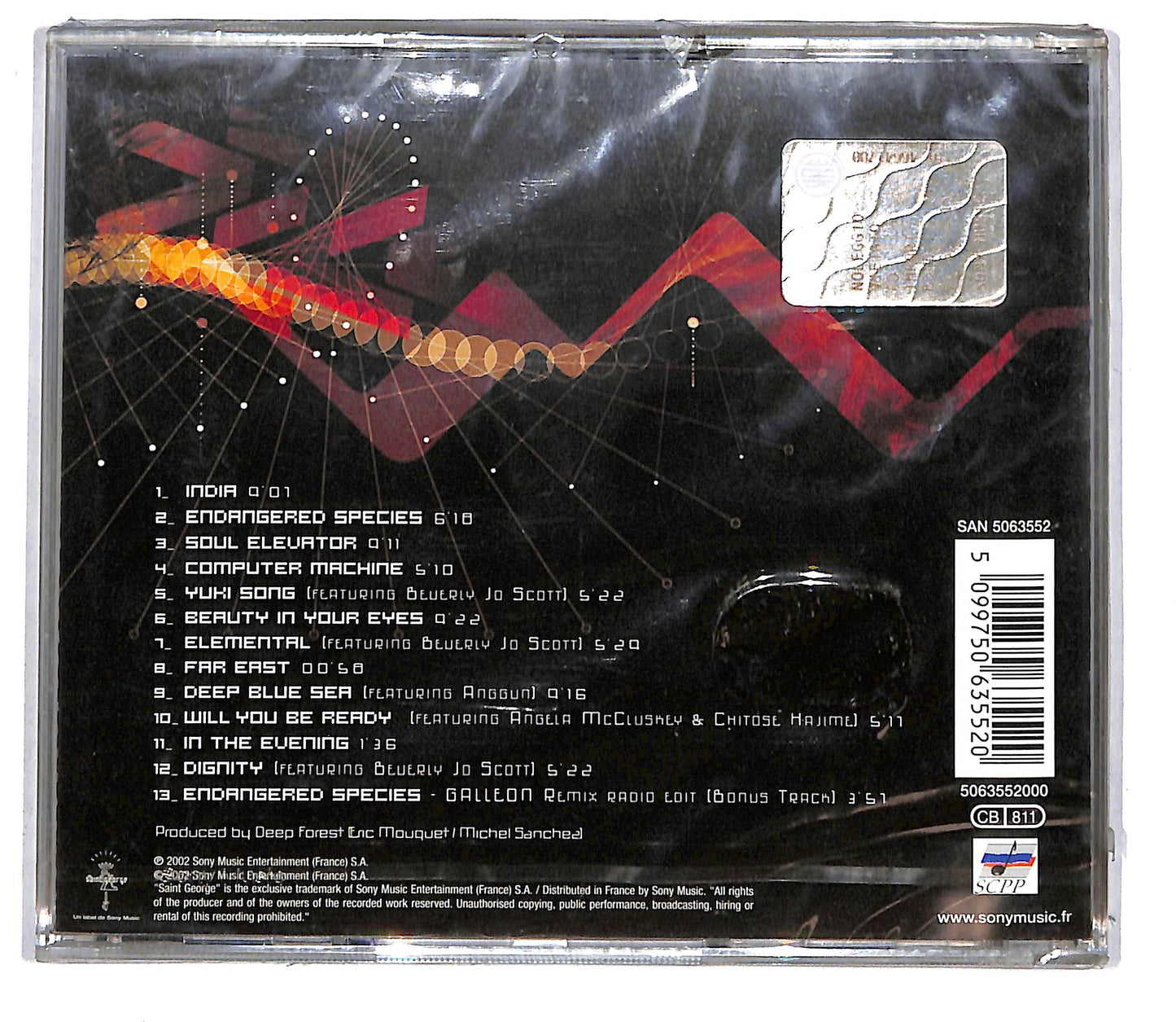 EBOND Deep Forest - Music Detected CD CD105006