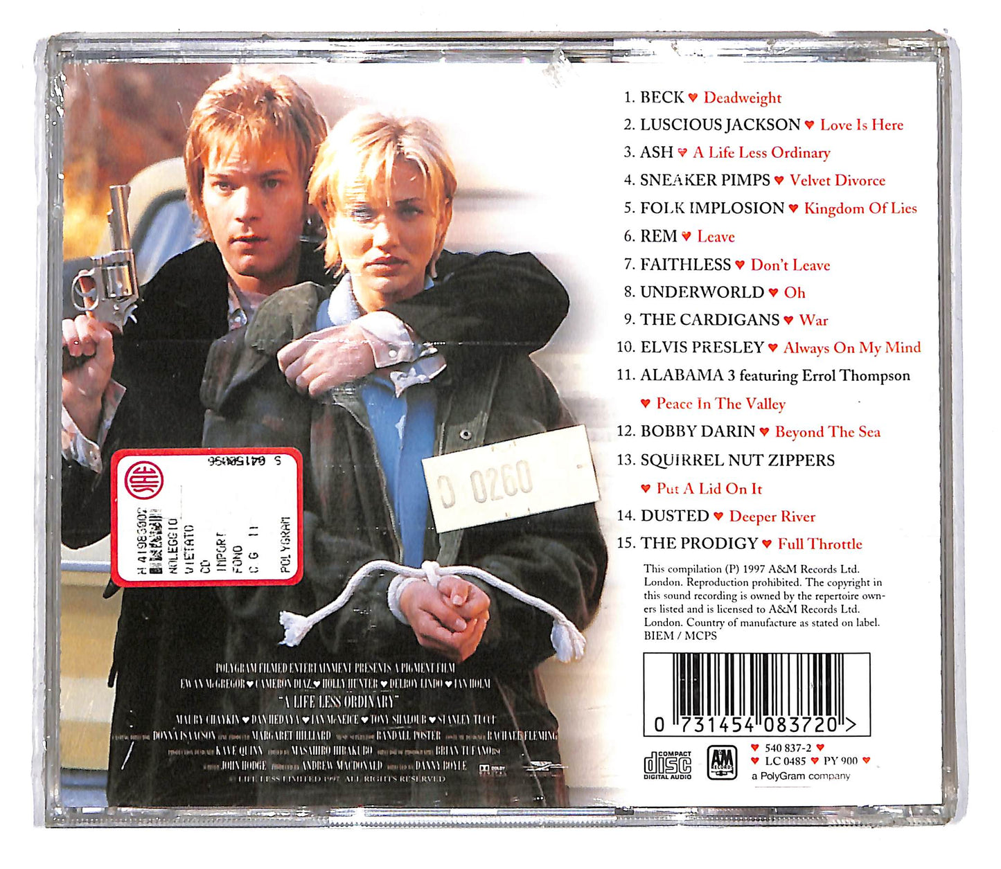 EBOND Various - A Life Less Ordinary (Original Soundtrack) CD CD105021