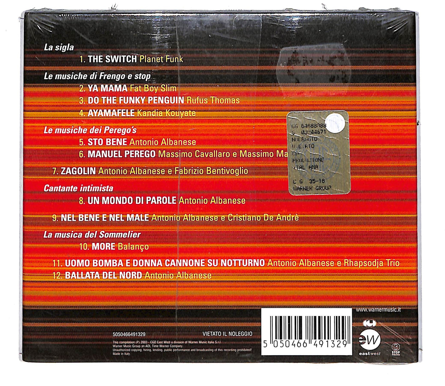 EBOND Various - Antonio Albanese In 'Non C'e Problema' Soundtrack CD CD105024