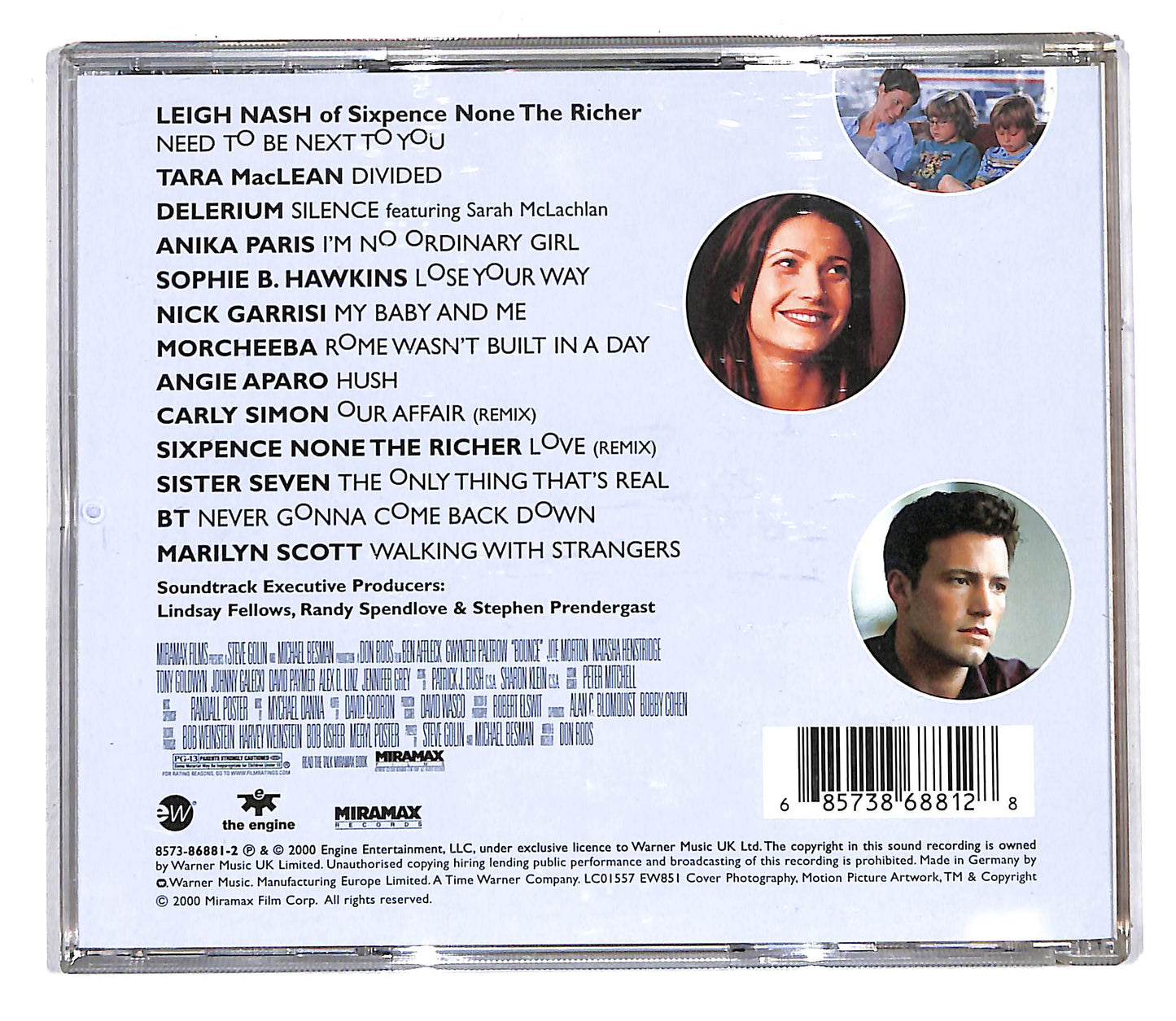 EBOND Various - Bounce From And Inspired By The Miramax Motion CD CD105035