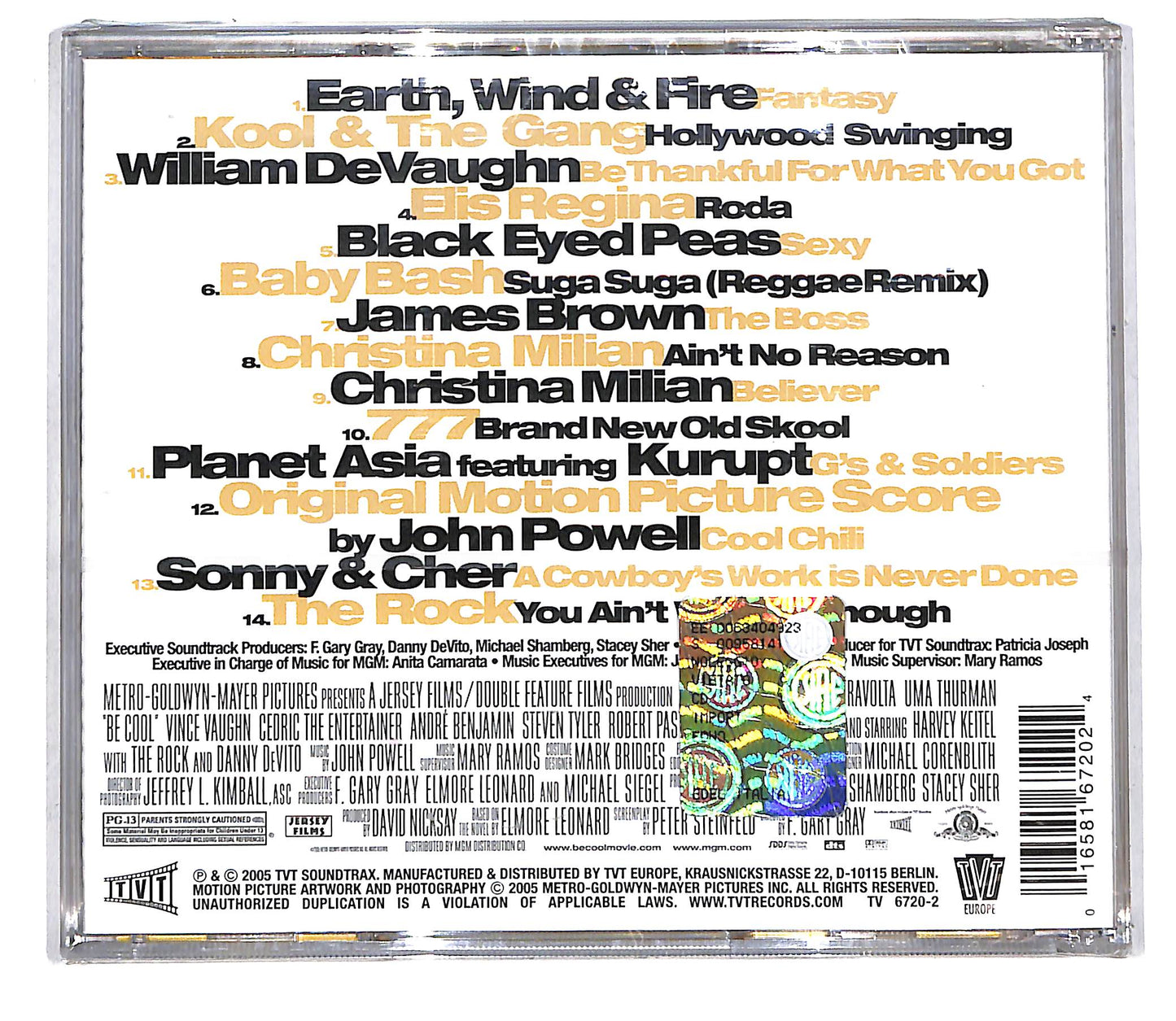 EBOND Various - Be Cool - Original Motion Picture Soundtrack CD CD105050