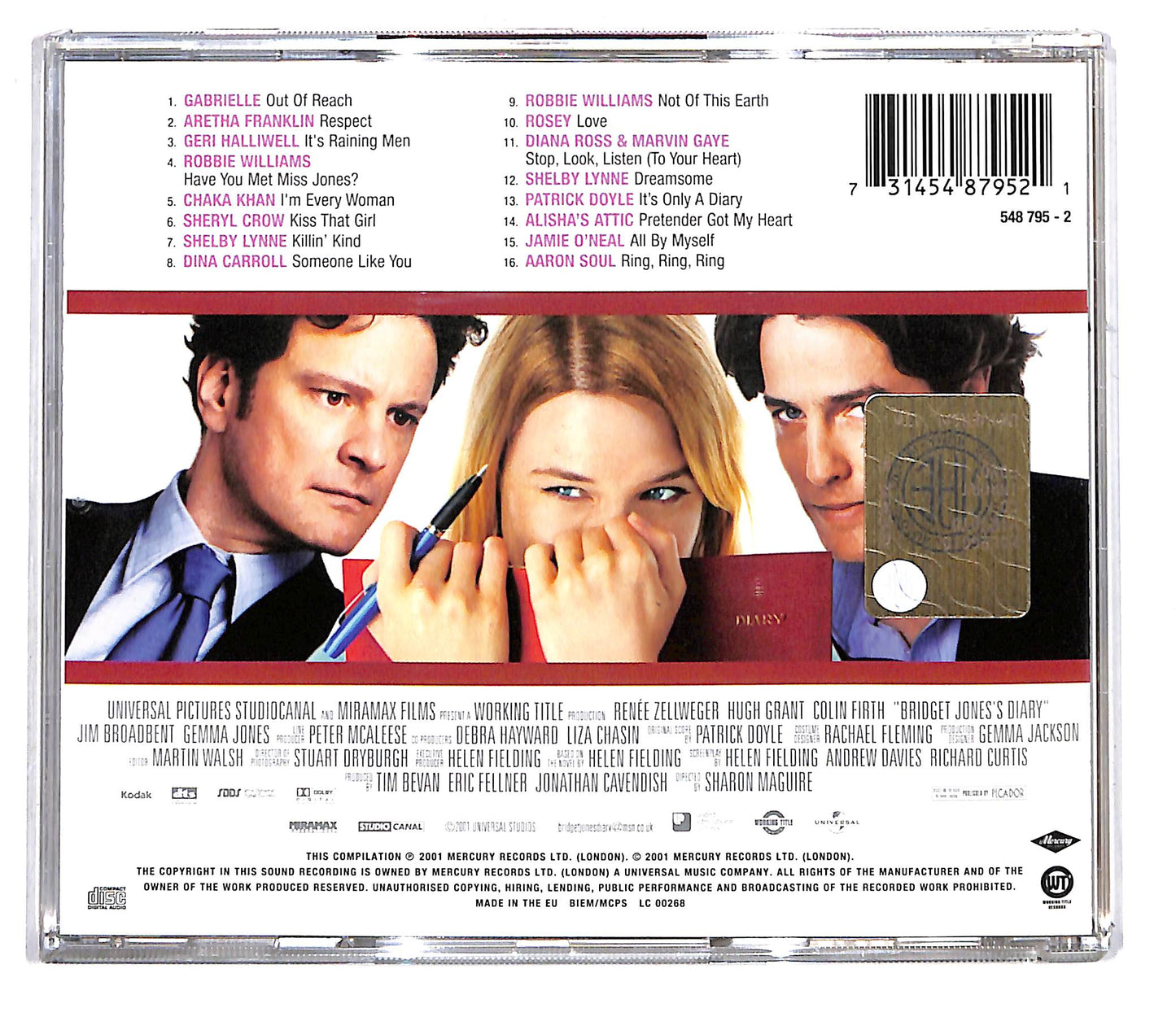 EBOND Various - Bridget Jones's Diary CD CD105101