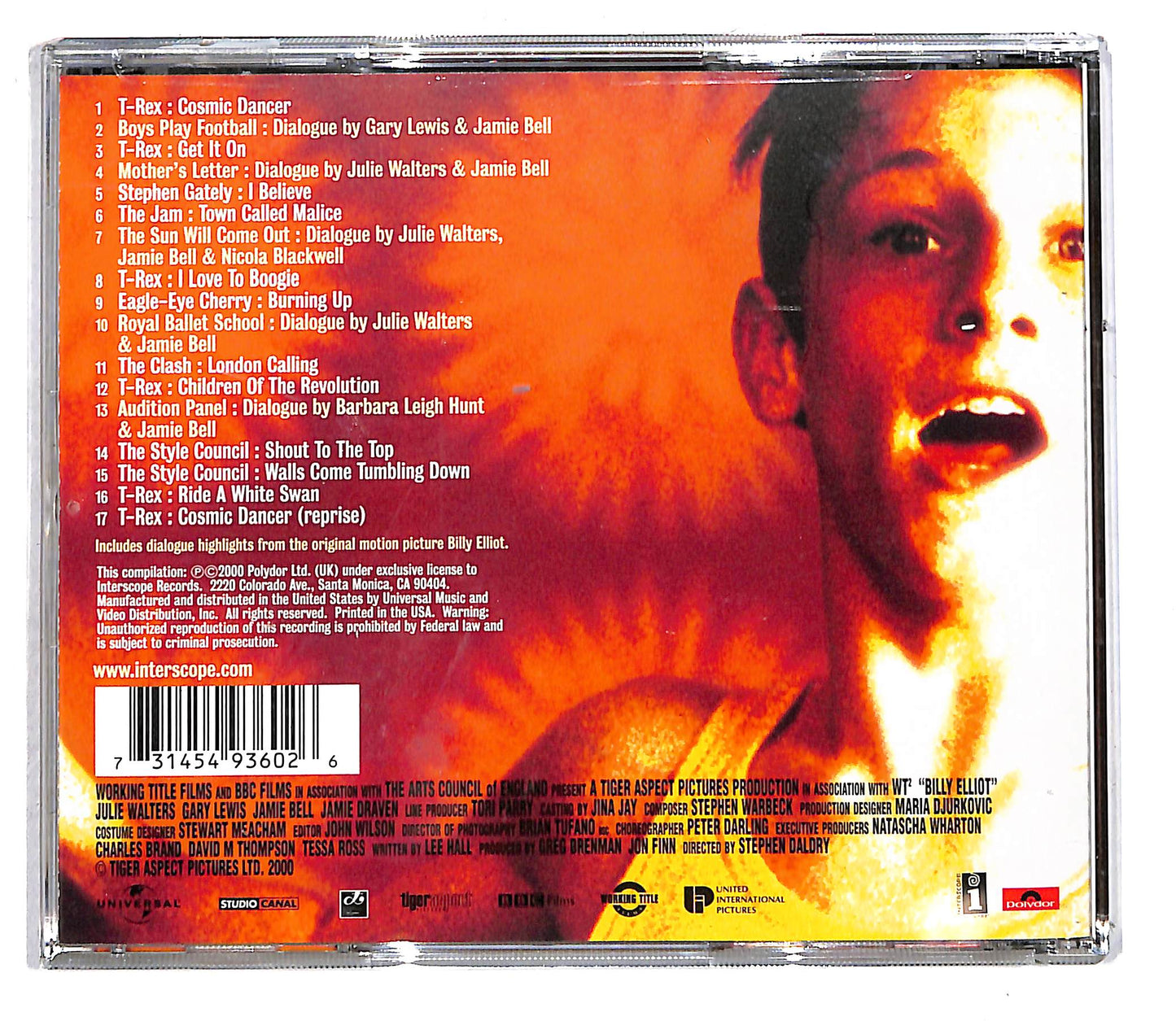 EBOND Various - Billy Elliot: Music From The Original Soundtrack CD CD105104