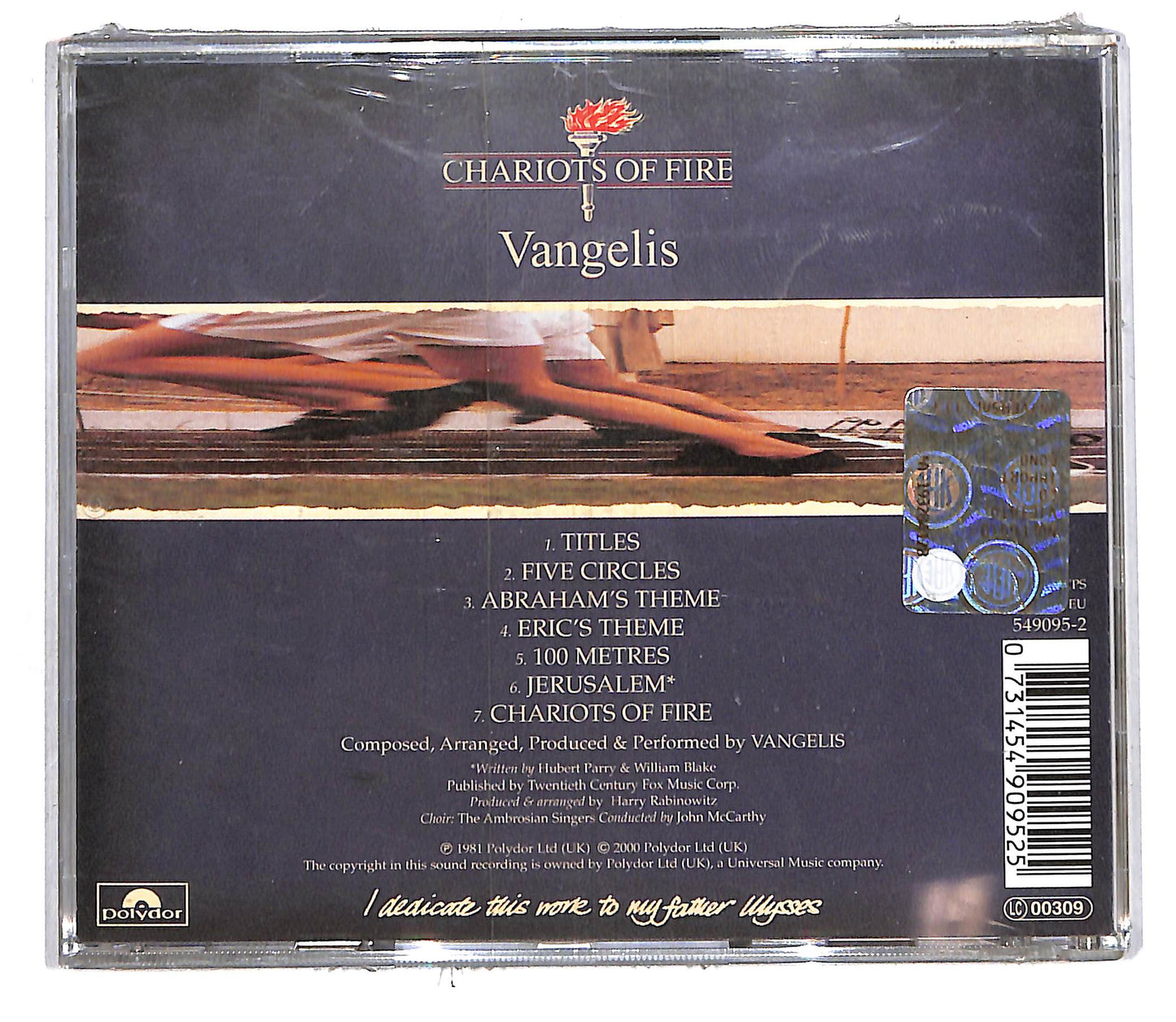 EBOND Vangelis - Chariots Of Fire CD CD105118