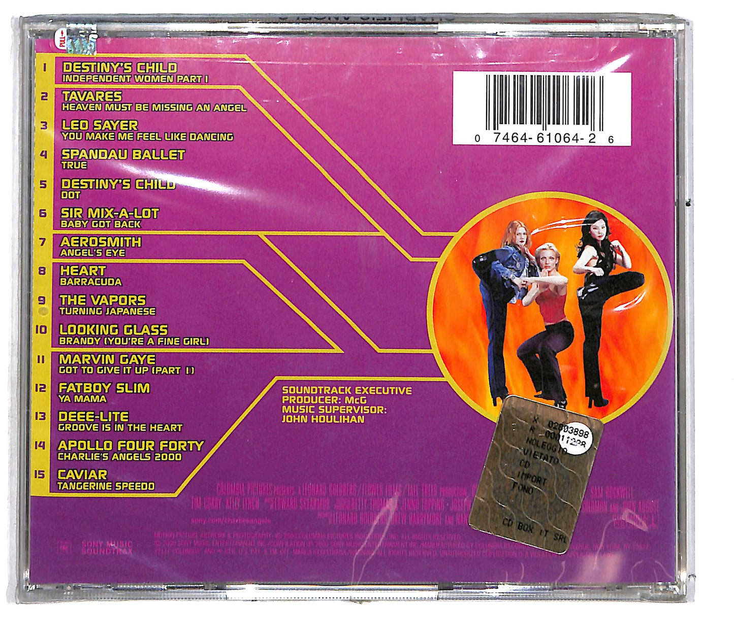 EBOND Various - Charlie's Angels (Music From The Motion Picture) CD CD105124