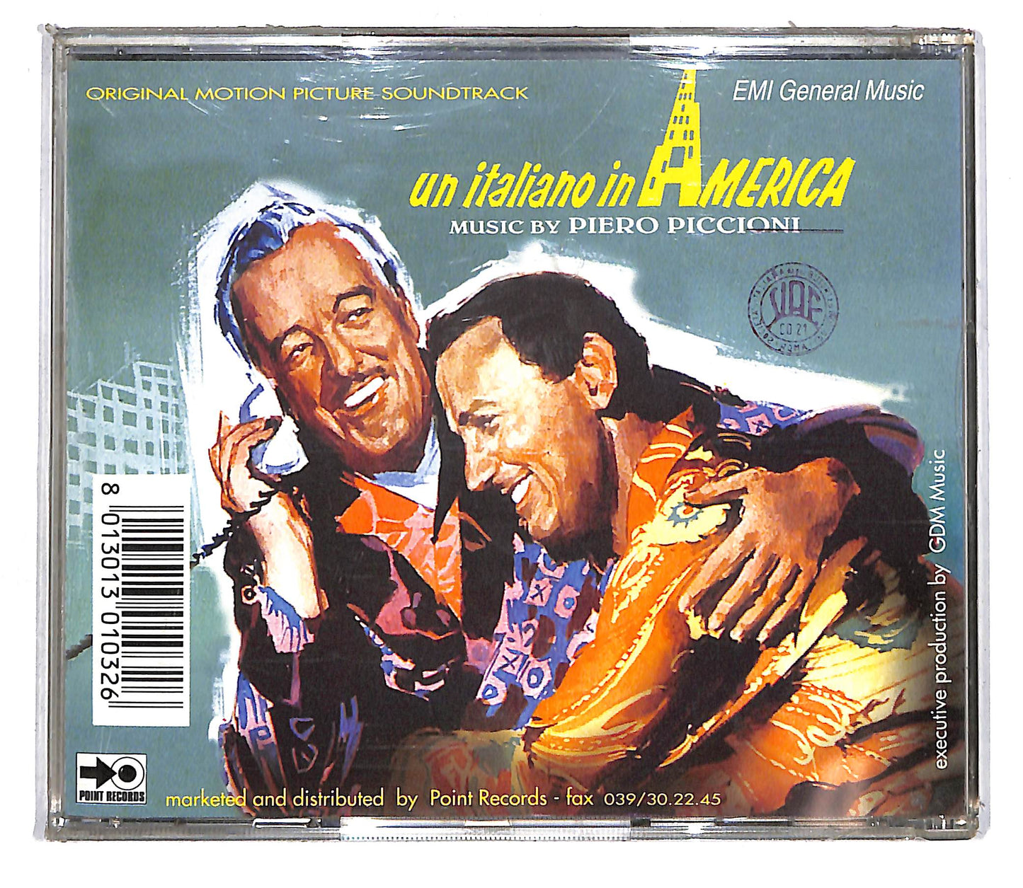 EBOND Piero Piccioni - Fumo Di Londra Un Italiano In America CD CD105126