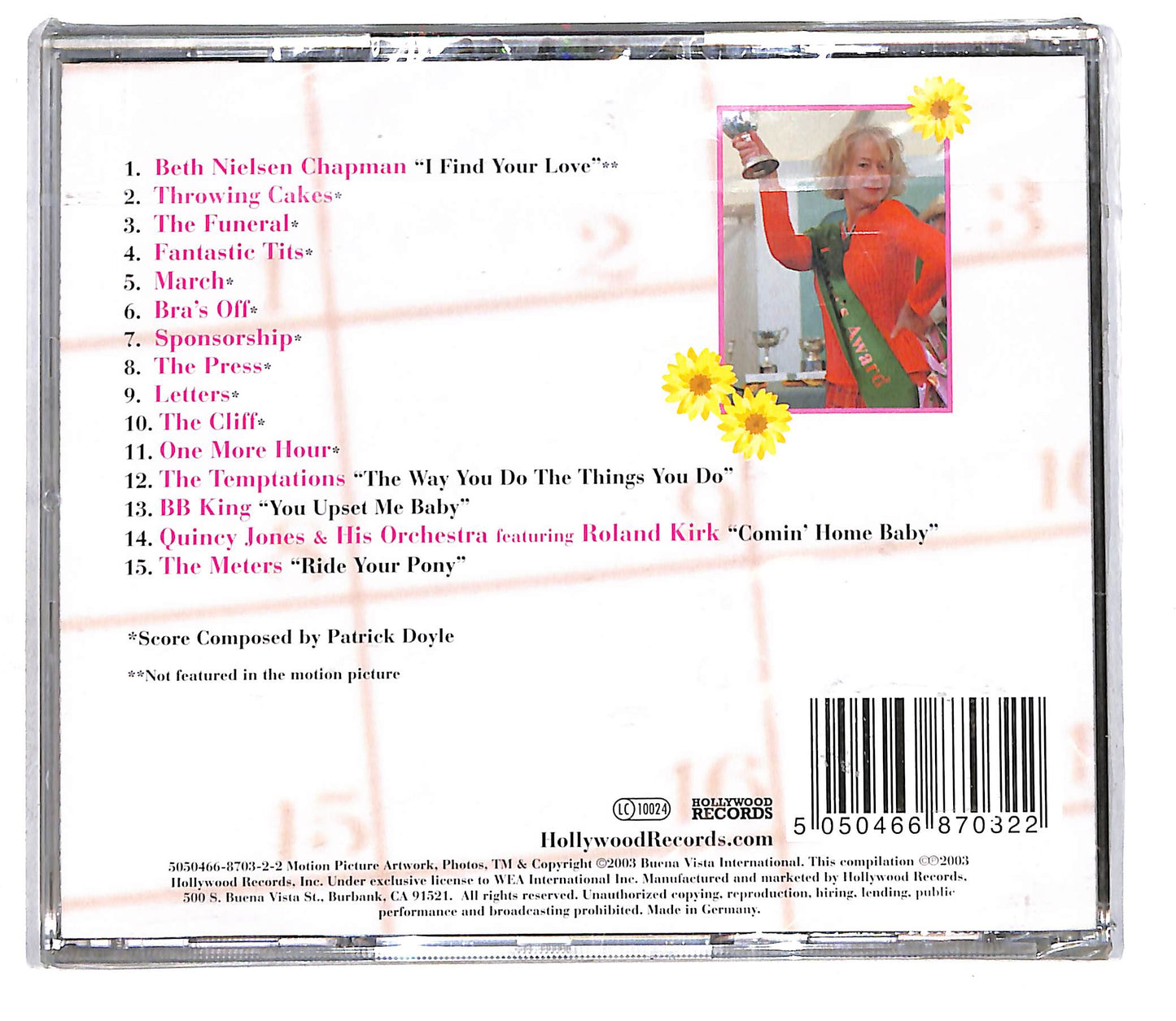 EBOND Various - Calendar Girls (Music From The Motion Picture) CD CD105130