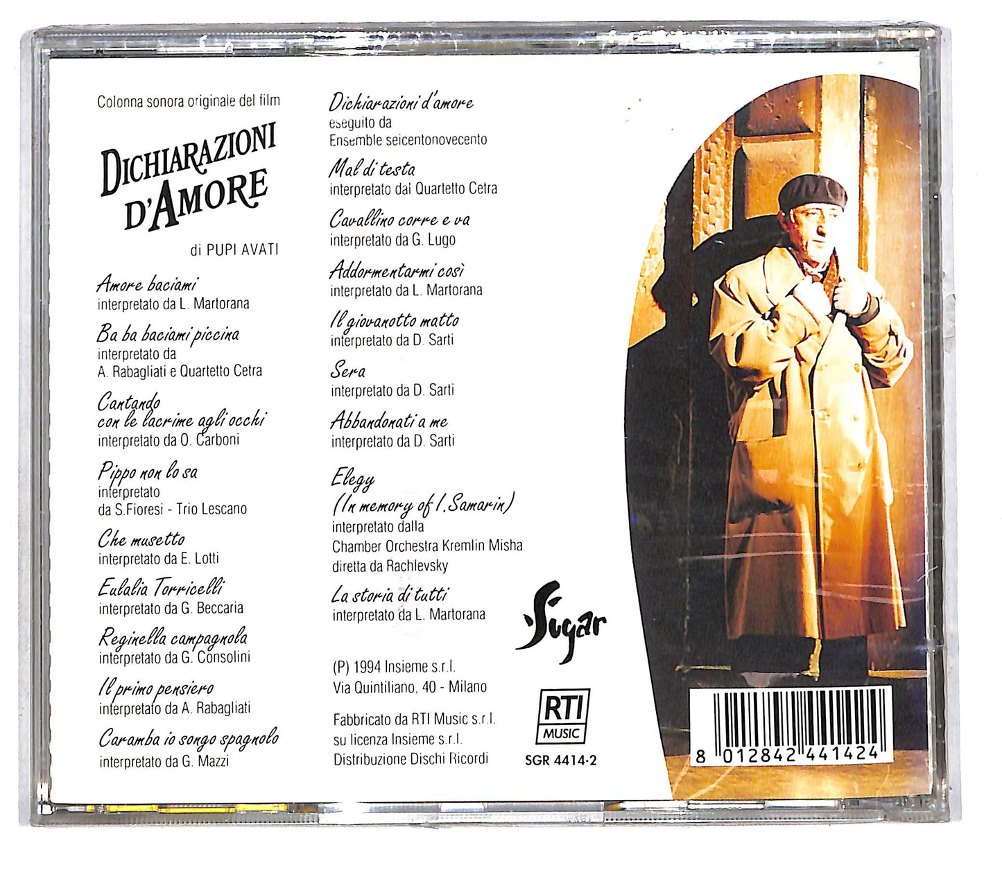 EBOND Various - Dichiarazioni D'Amore (Colonna Sonora ) CD CD105135