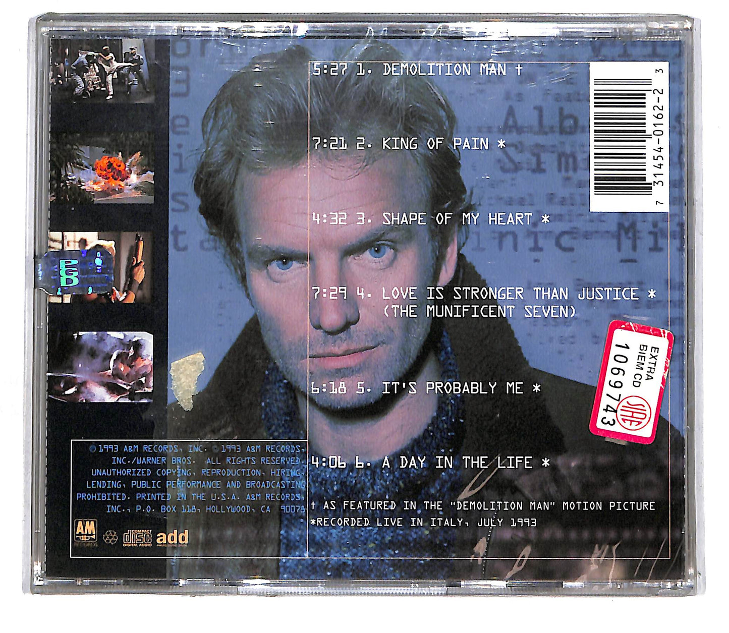 EBOND Sting - Demolition Man CD CD105138