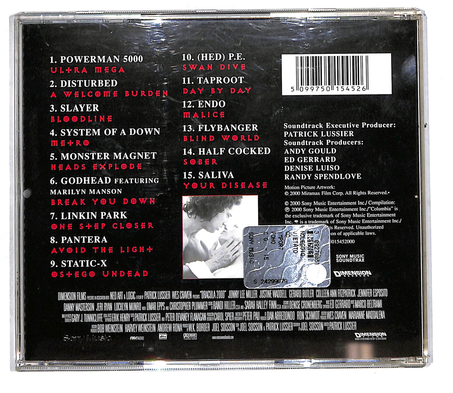 EBOND Various - Dracula 2000 CD CD105140