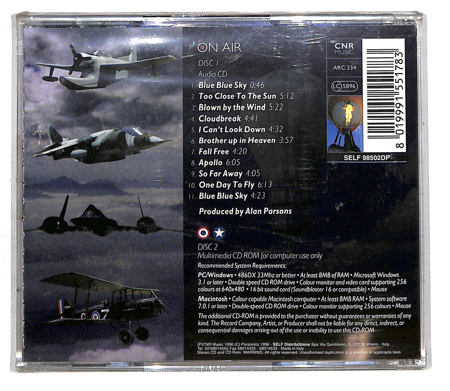 EBOND Alan Parsons - On Air CD CD105210