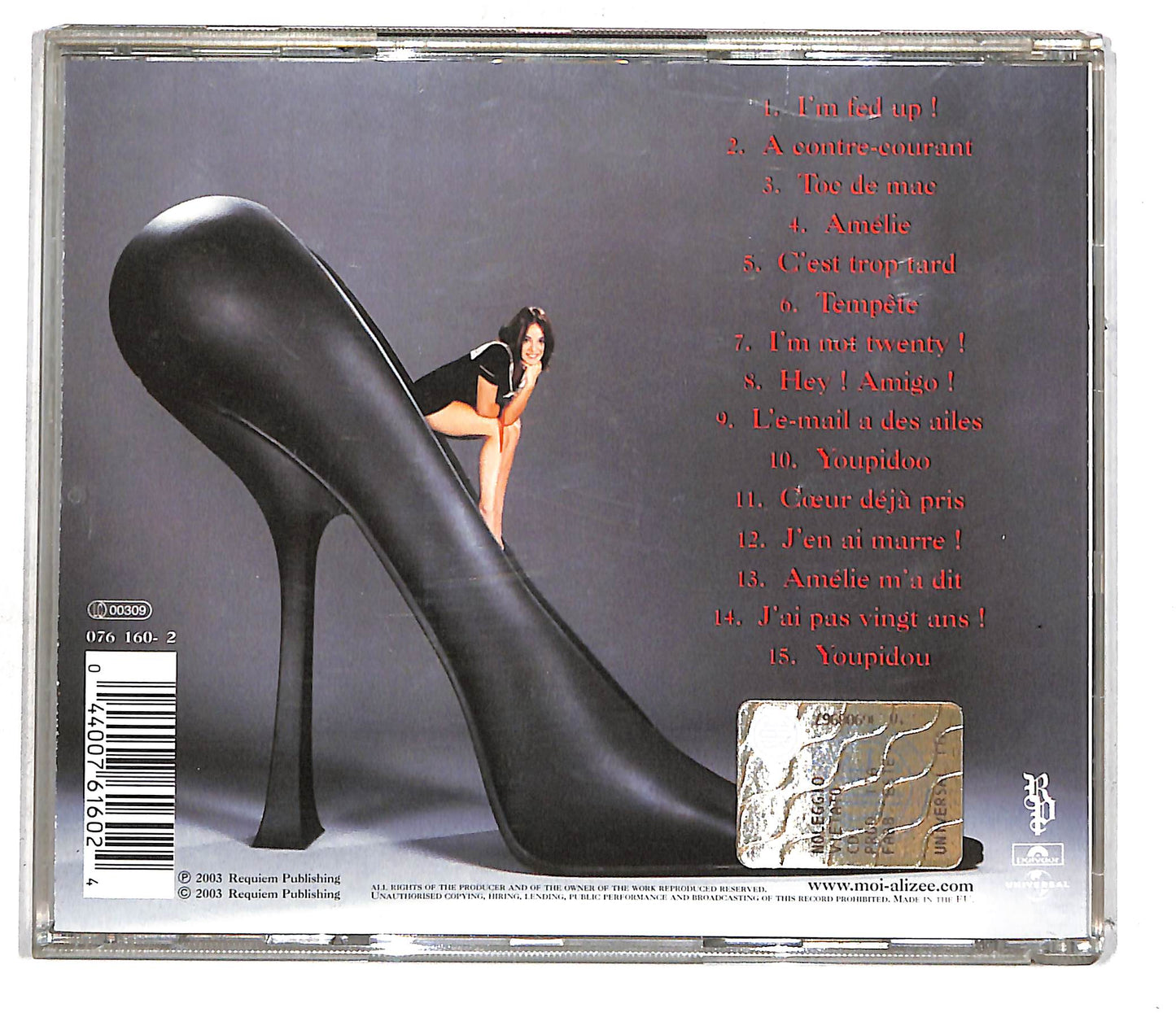 EBOND Alizee - Mes Courants Electriques... CD CD105215