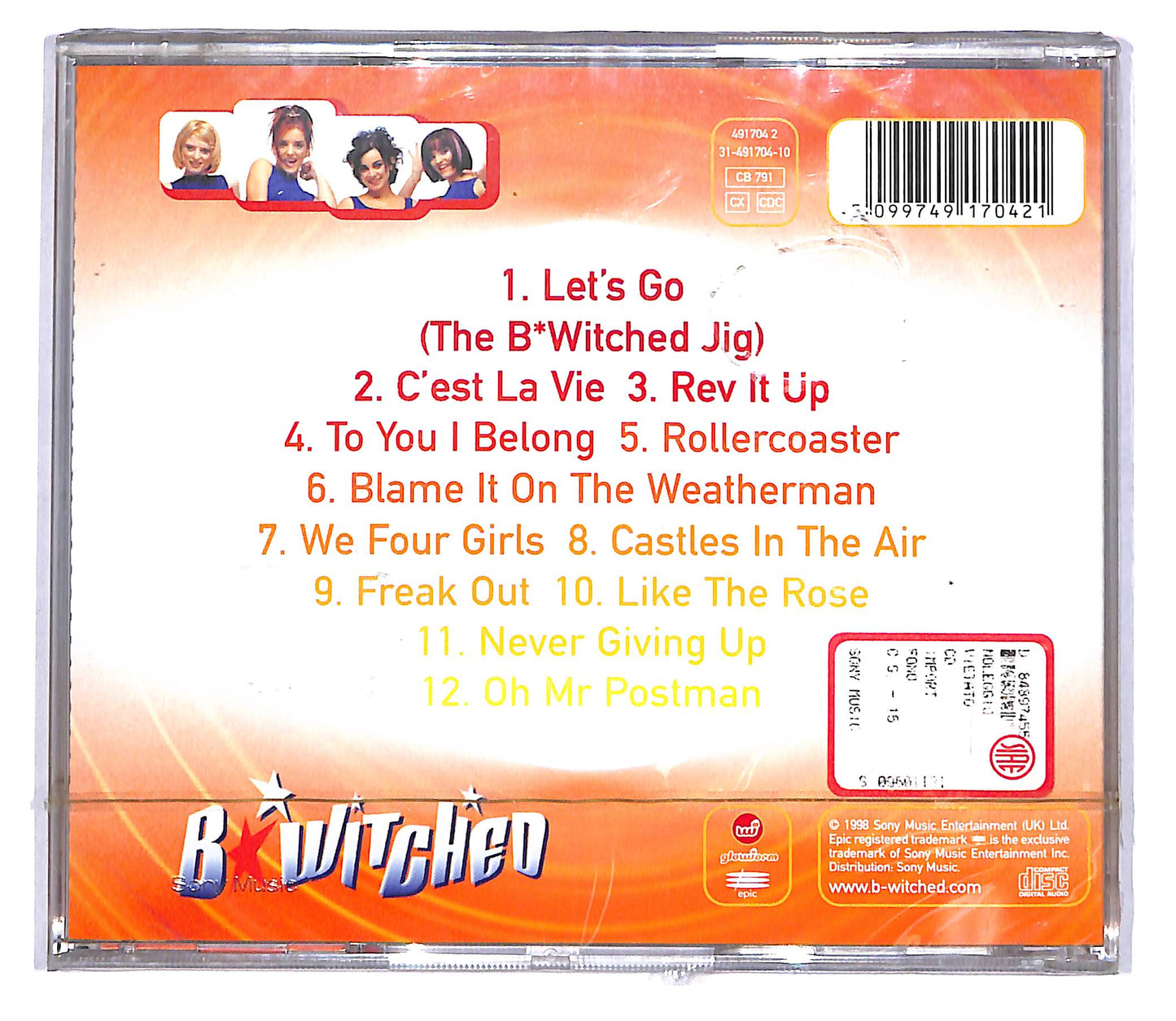EBOND B Witched - B Witched CD CD105404