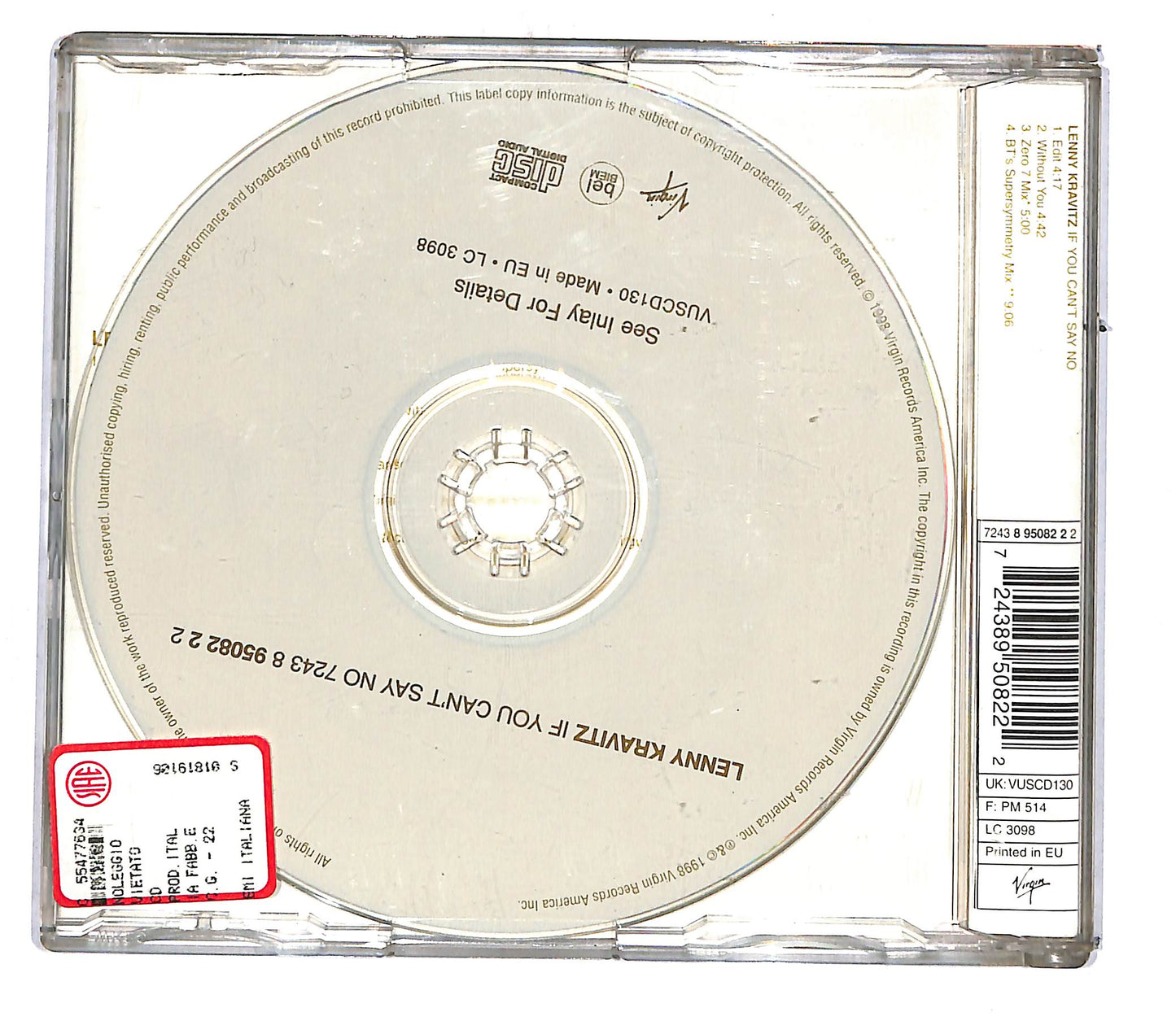 EBOND Lenny Kravitz - If You Can't Say No CD CD105516