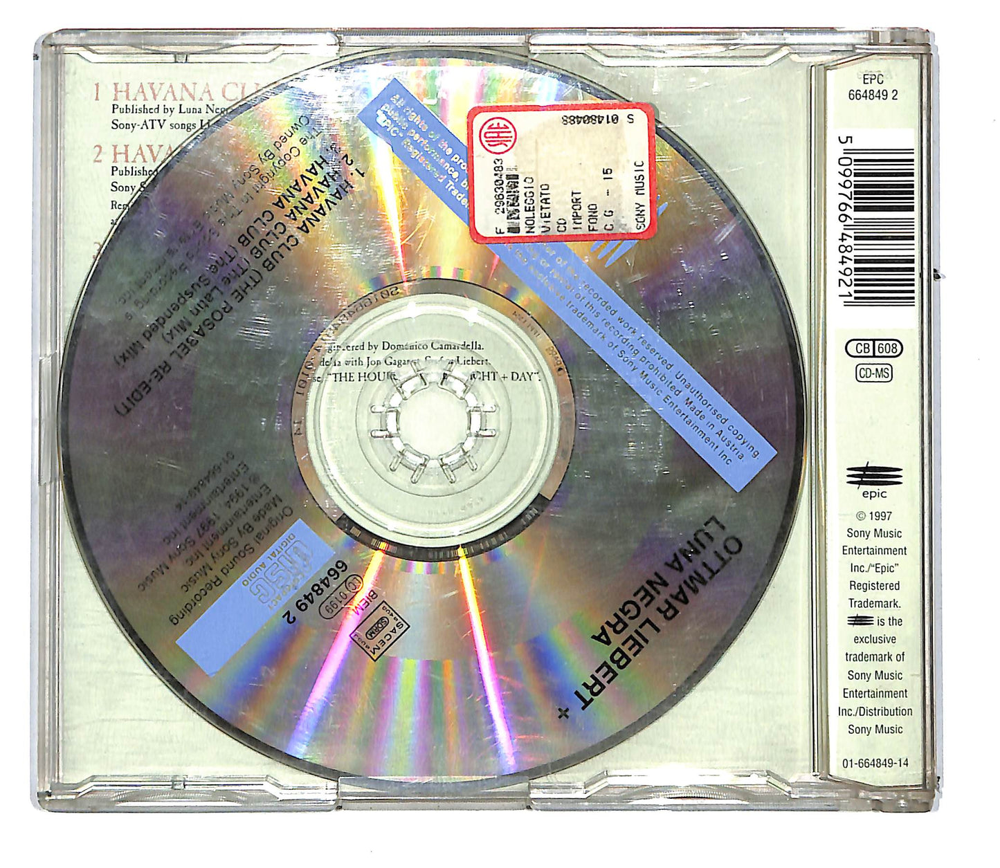 EBOND Ottmar Liebert + Luna Negra - Havana Club CD CD105533