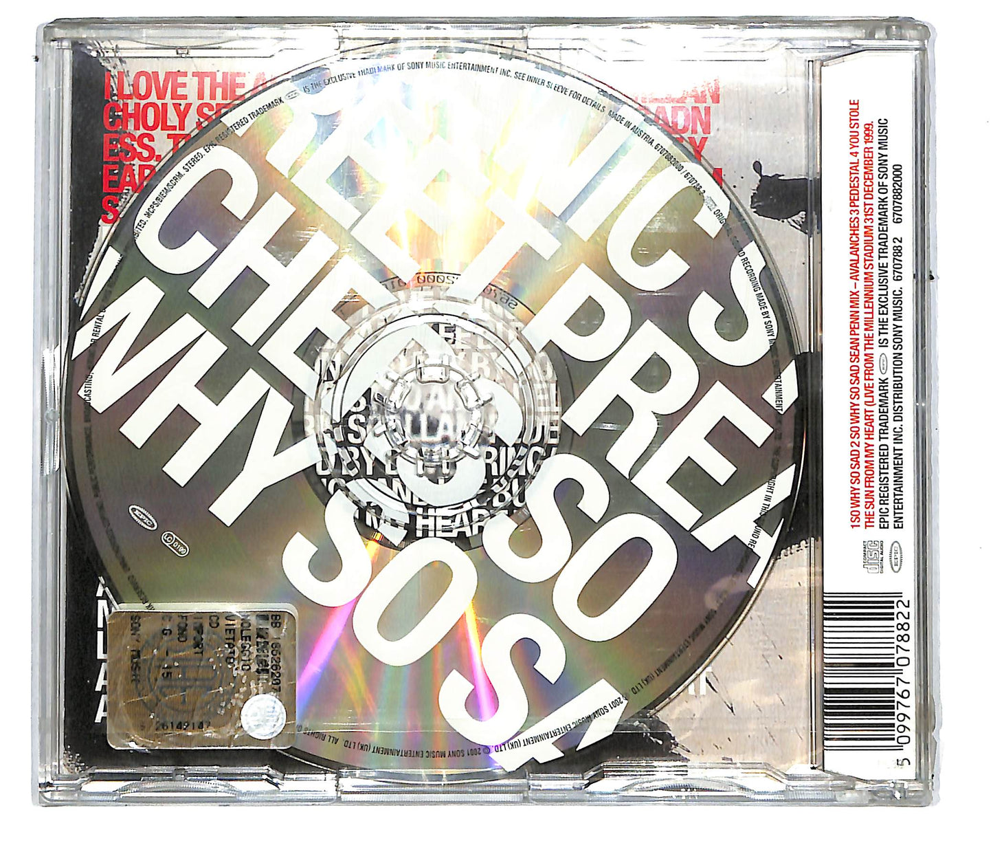 EBOND Manic Street Preachers - So Why So Sad CD CD105552