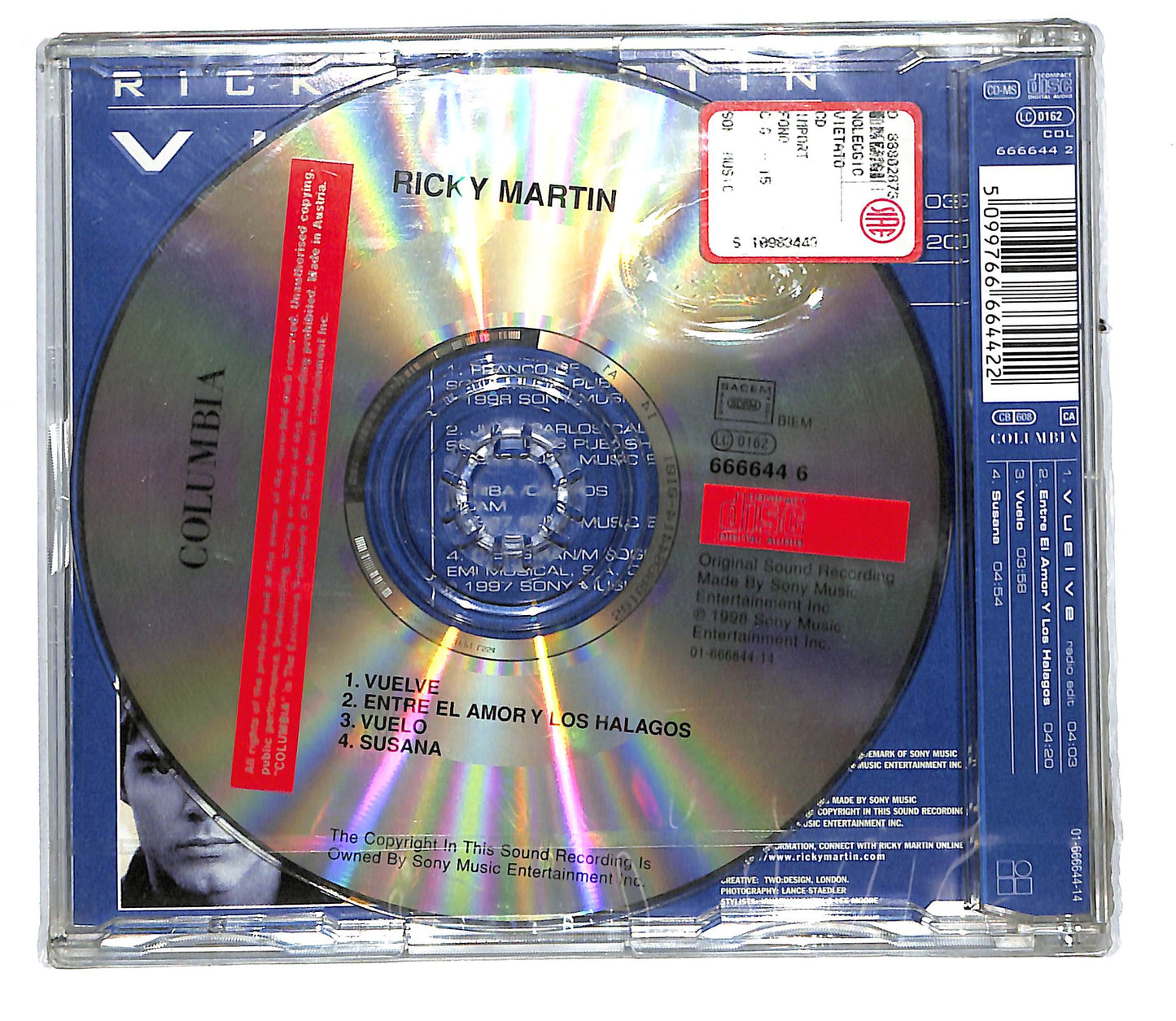 EBOND Ricky Martin - Vuelve CD CD105570