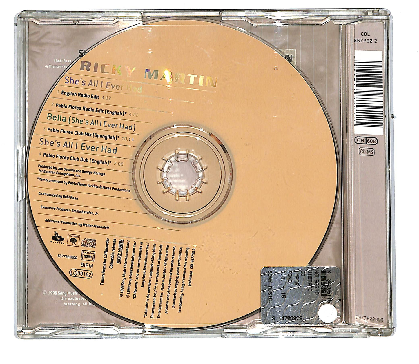 EBOND Ricky Martin - She's All I Ever Had CD CD105571