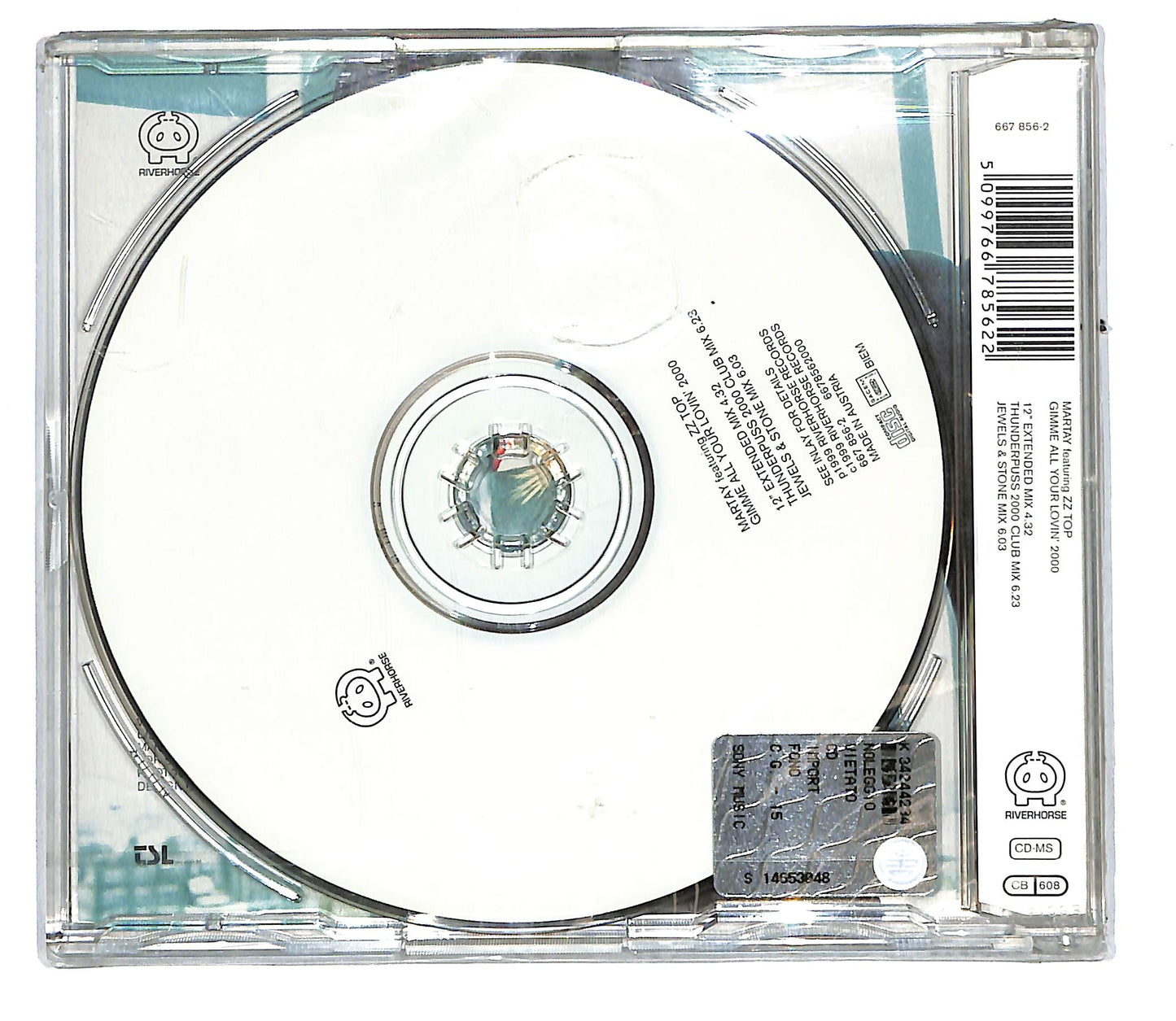 EBOND Martay Featuring ZZ Top - Gimme All Your Lovin' 2000 CD CD105574