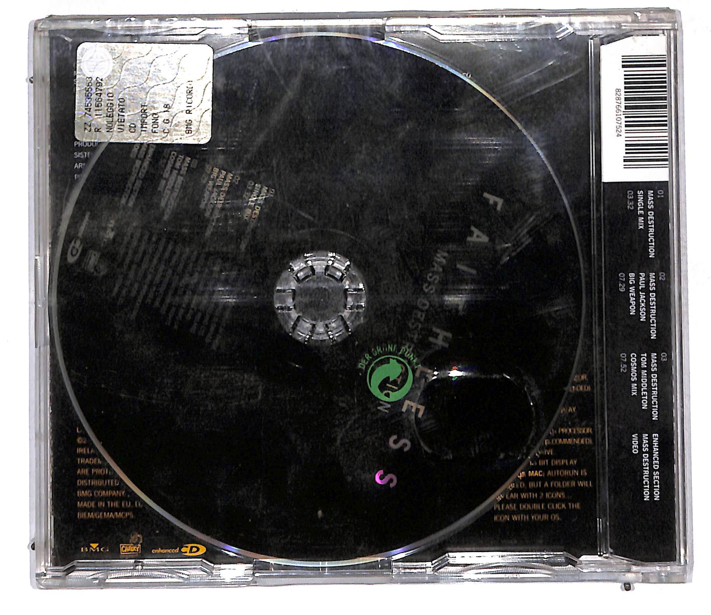 EBOND Faithless - Mass Destruction CD CD105723