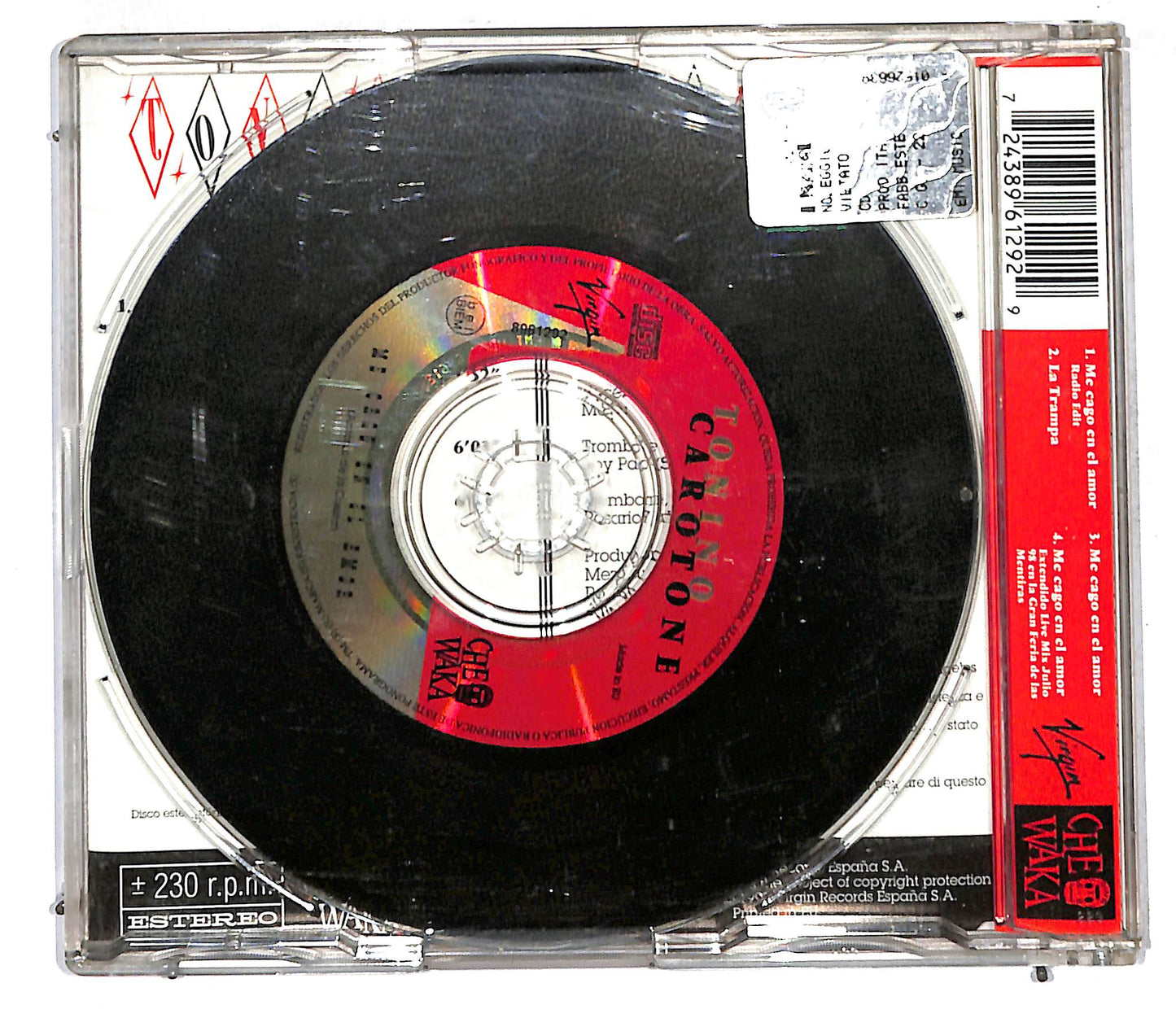 EBOND Tonino Carotone - Me Cago En El Amor CD CD105785