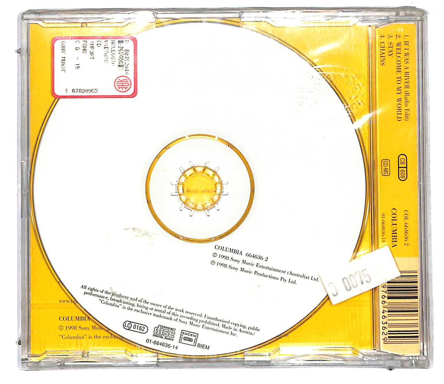 EBOND Tina Arena - If I Was A River CD CD105823