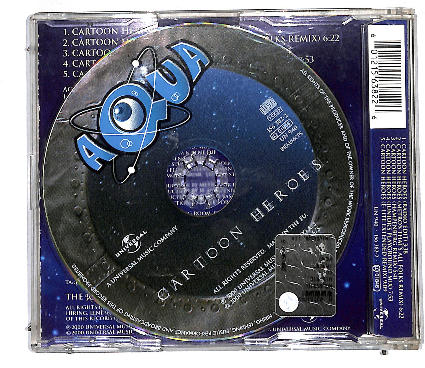 EBOND Aqua - Cartoon Heroes CD CD105825