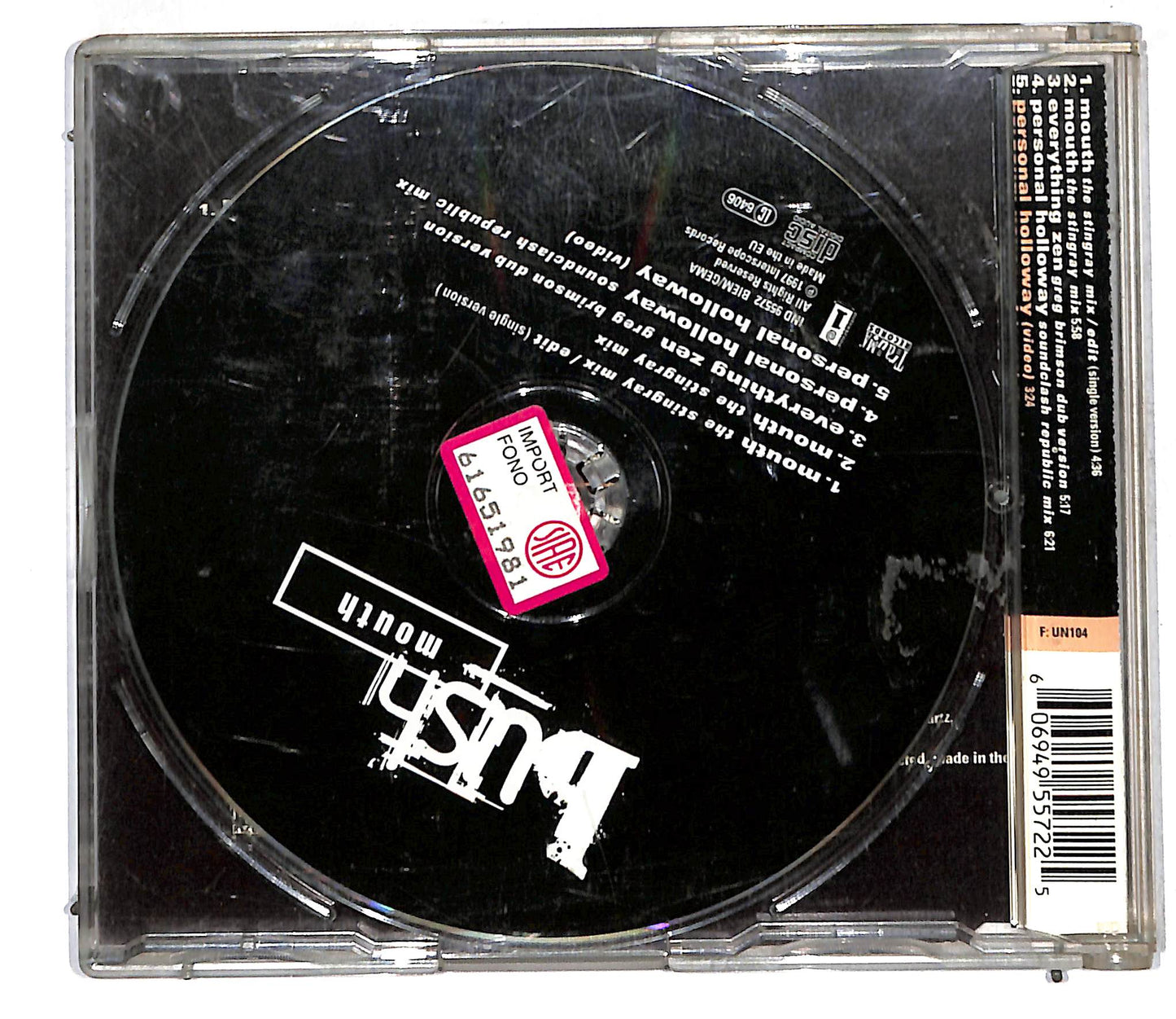 EBOND Bush - Mouth CD CD105839