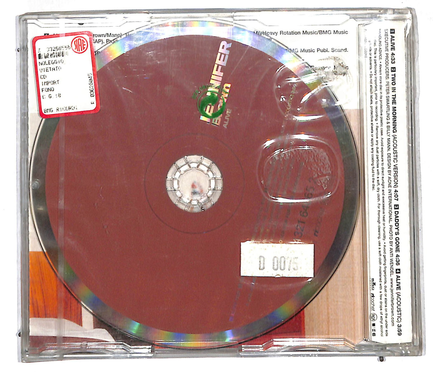 EBOND Jennifer Brown - Alive CD CD105844