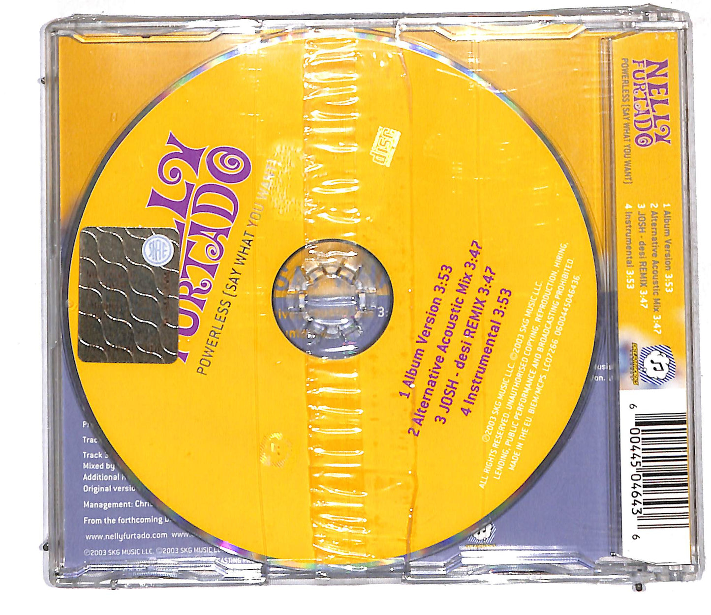 EBOND Nelly Furtado - Powerless (Say What You Want) CD CD105886