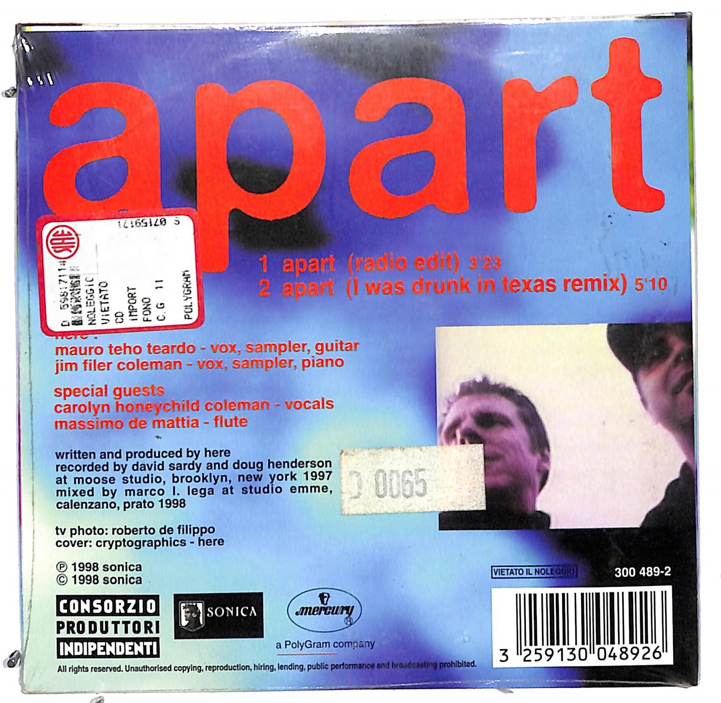 EBOND Here - Apart CD CD105910