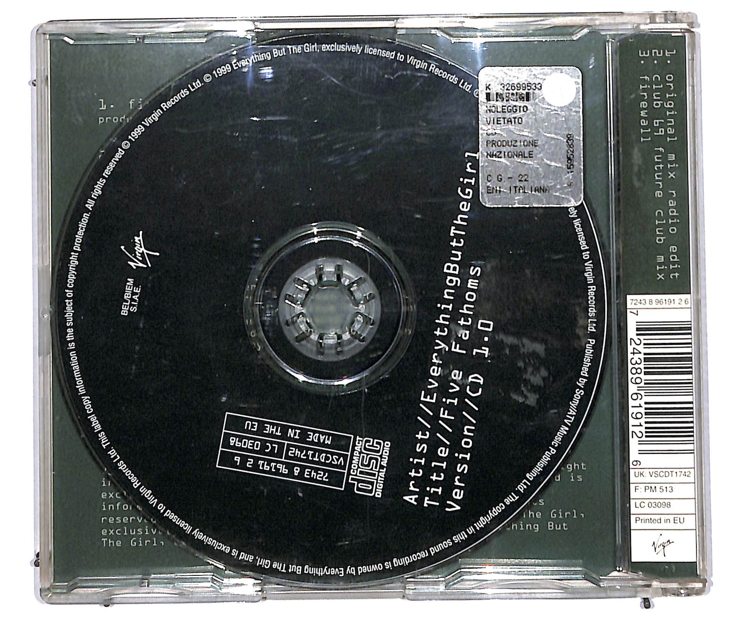 EBOND Everything But The Girl - Five Fathoms CD CD105924