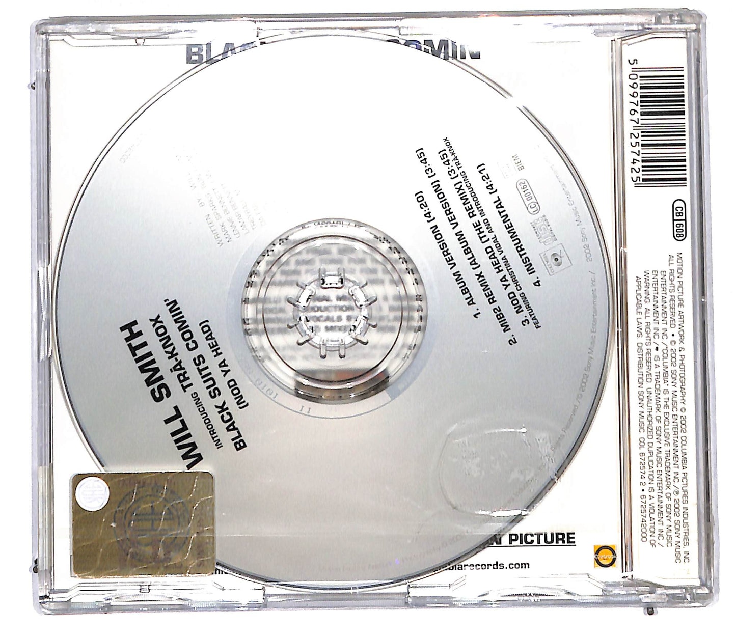 EBOND Will Smith Introducing Trā-Knox - Black Suits Comin' (Nod Ya Head) CD CD106034