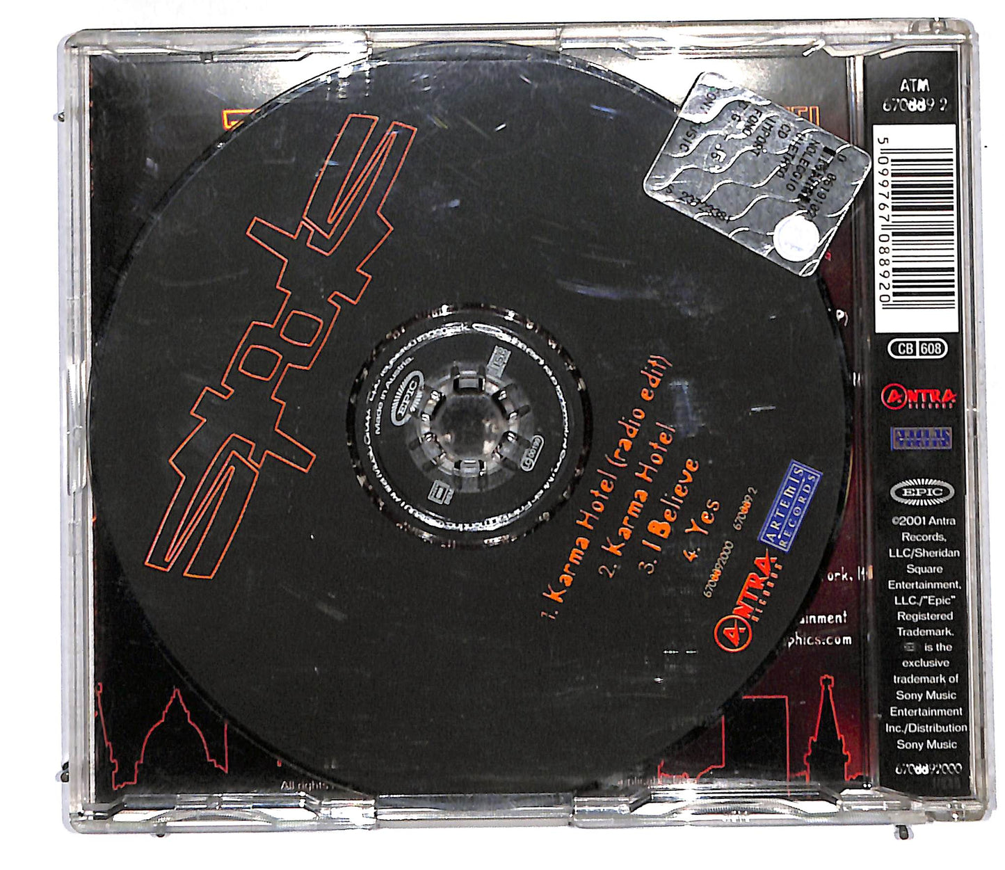 EBOND Spooks - Karma Hotel CD CD106069