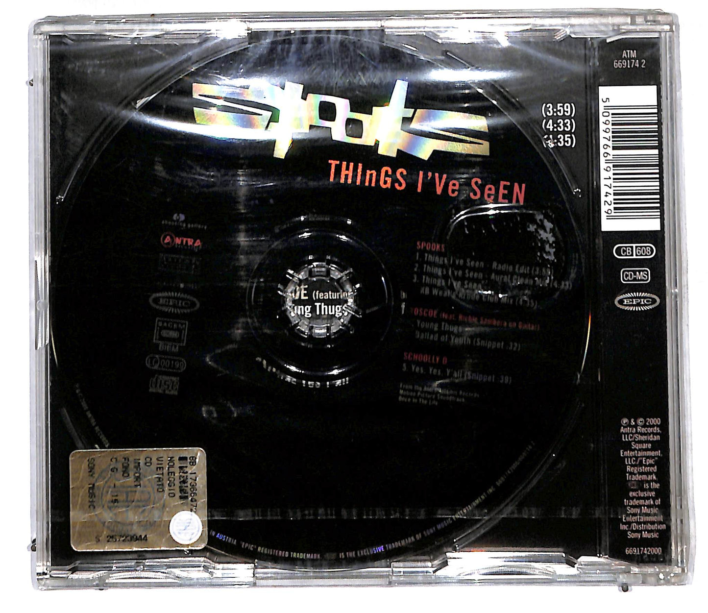 EBOND Spooks - Things I've Seen CD CD106070
