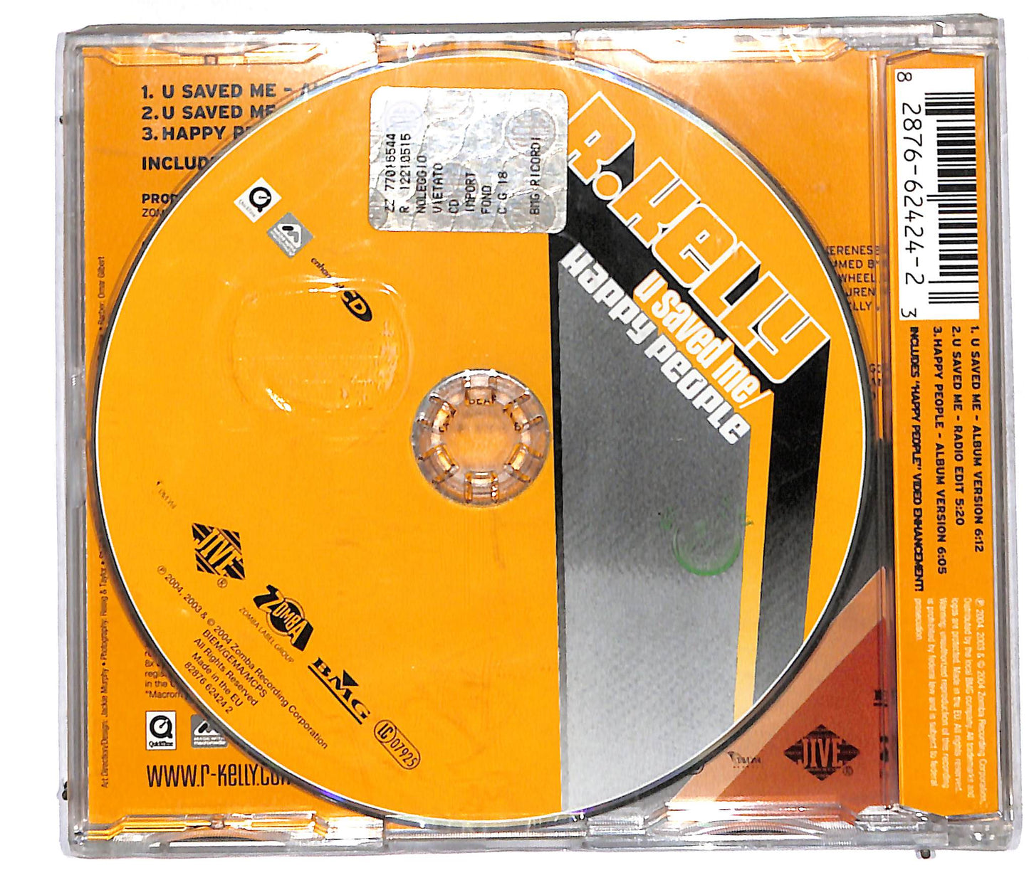 EBOND R. Kelly - U Saved Me / Happy People CD CD106081